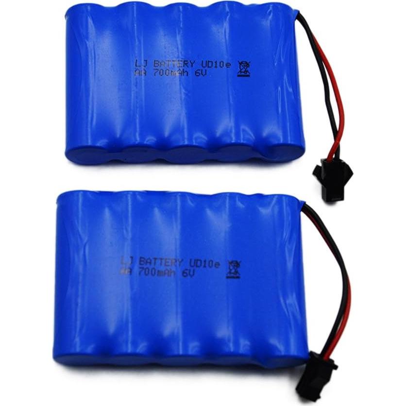 Batería recargable NiCd 6V 800mAh Blomiky Paquete de 2
