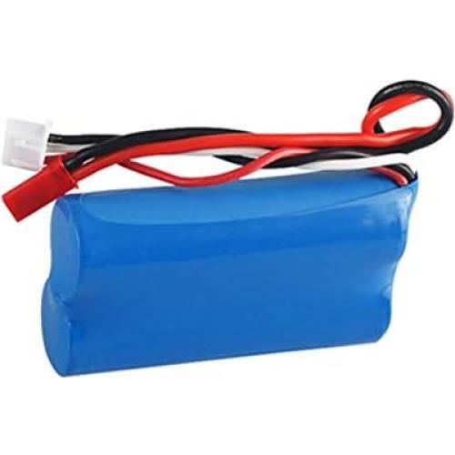 Batería Li-ion 7.4V 1500mAh con conector JST - 2 paquetes con cargador USB