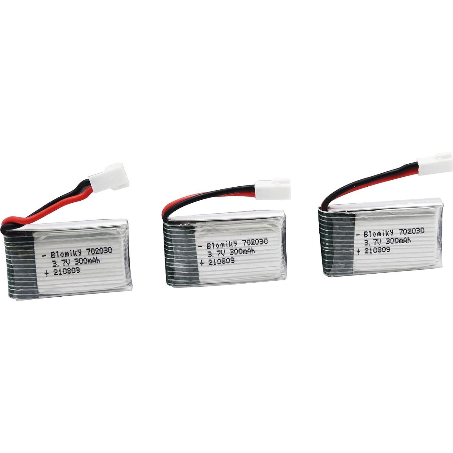 Batería recargable Blomiky 3.7V 300mAh con conector MX2.0