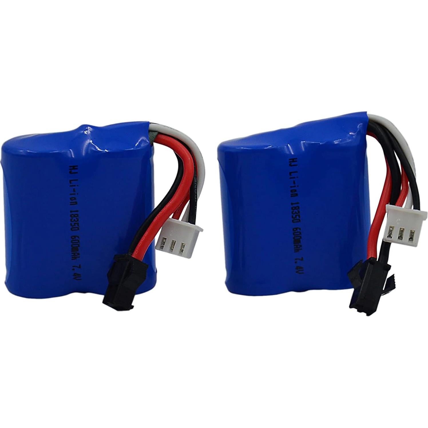 Batería de Ion de Litio 7.4V 600mAh Blomiky para Barcos RC