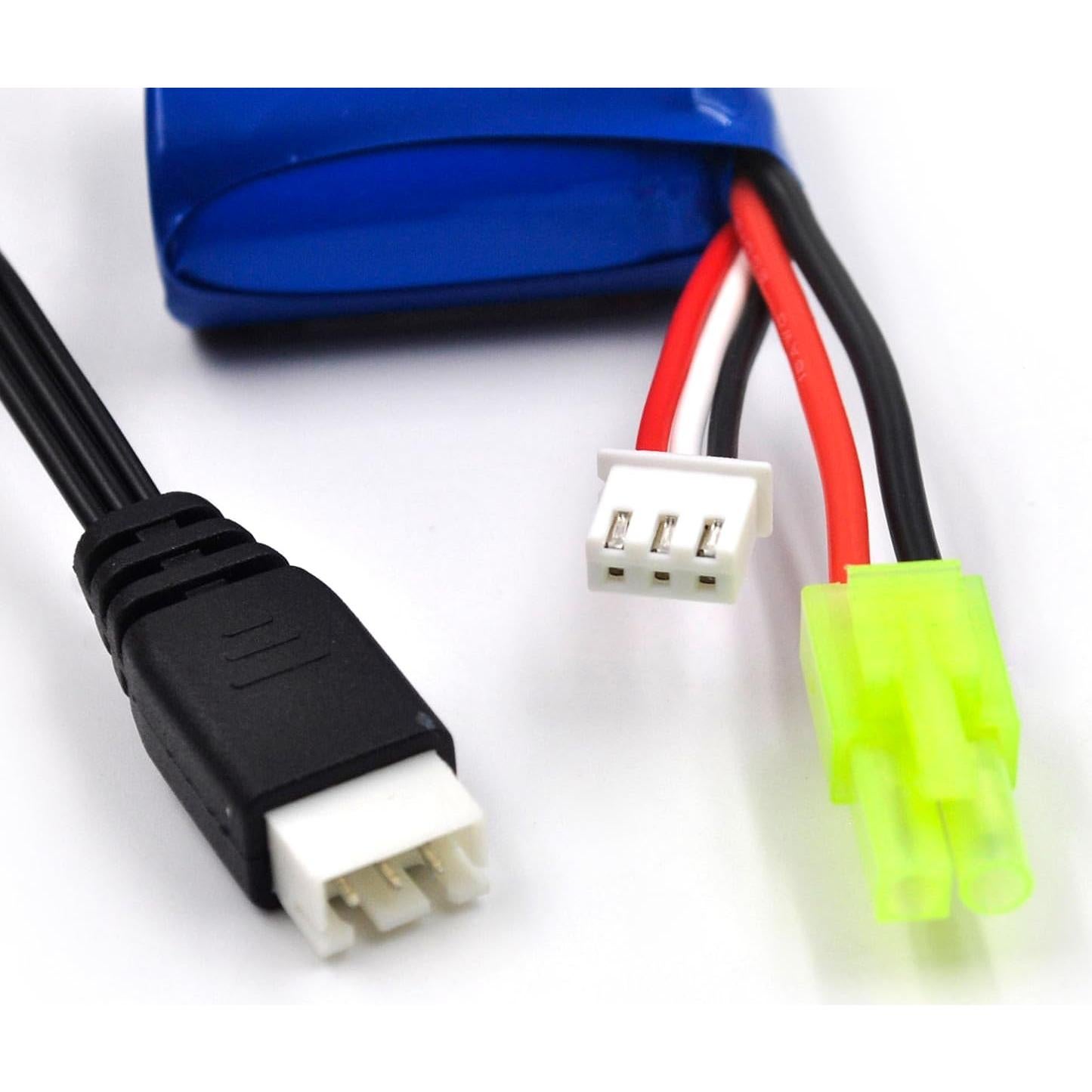 Batería Li-ion 7.4V 600mAh Mini Tamiya 4-Pack elxjar