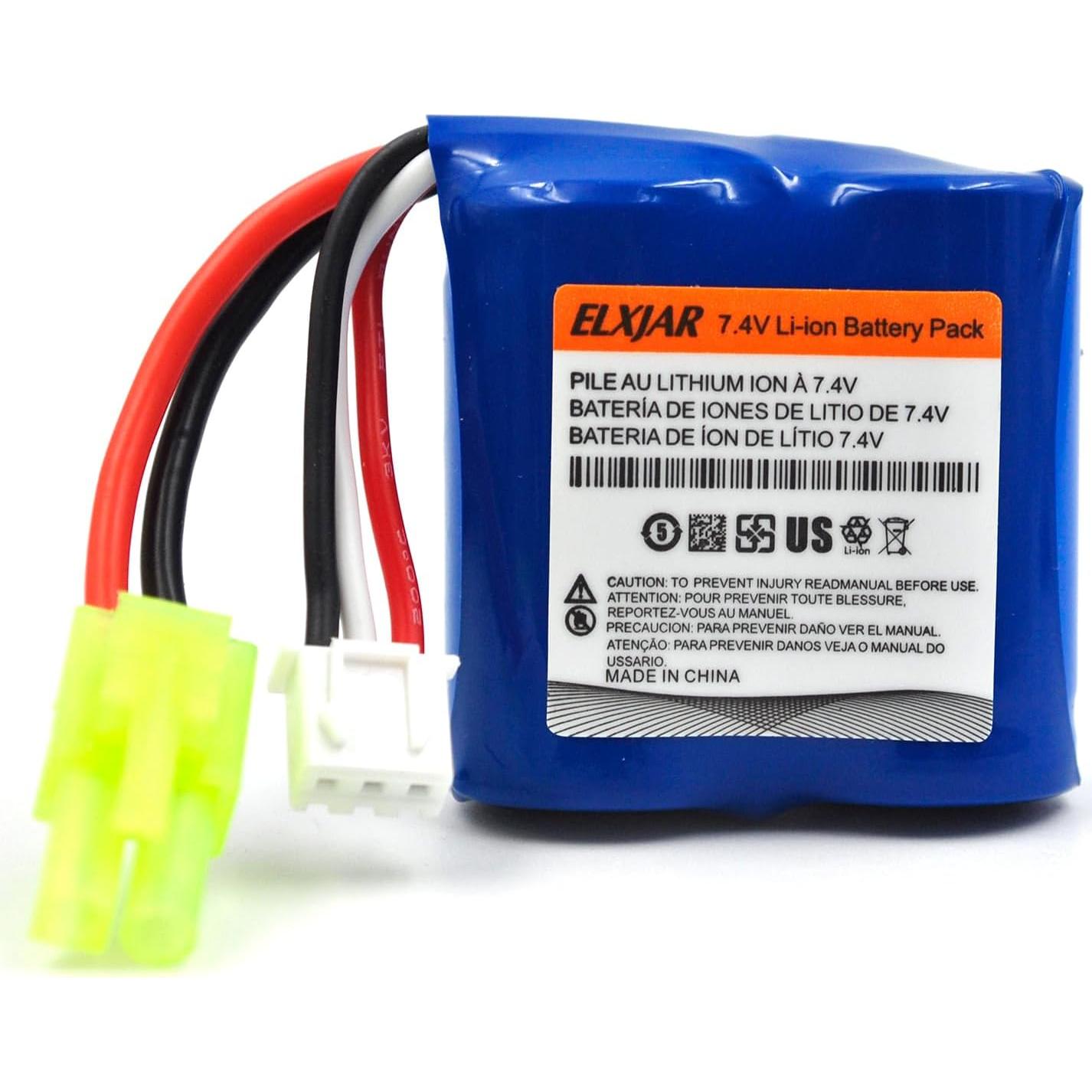 Batería Li-ion 7.4V 600mAh Mini Tamiya 4-Pack elxjar