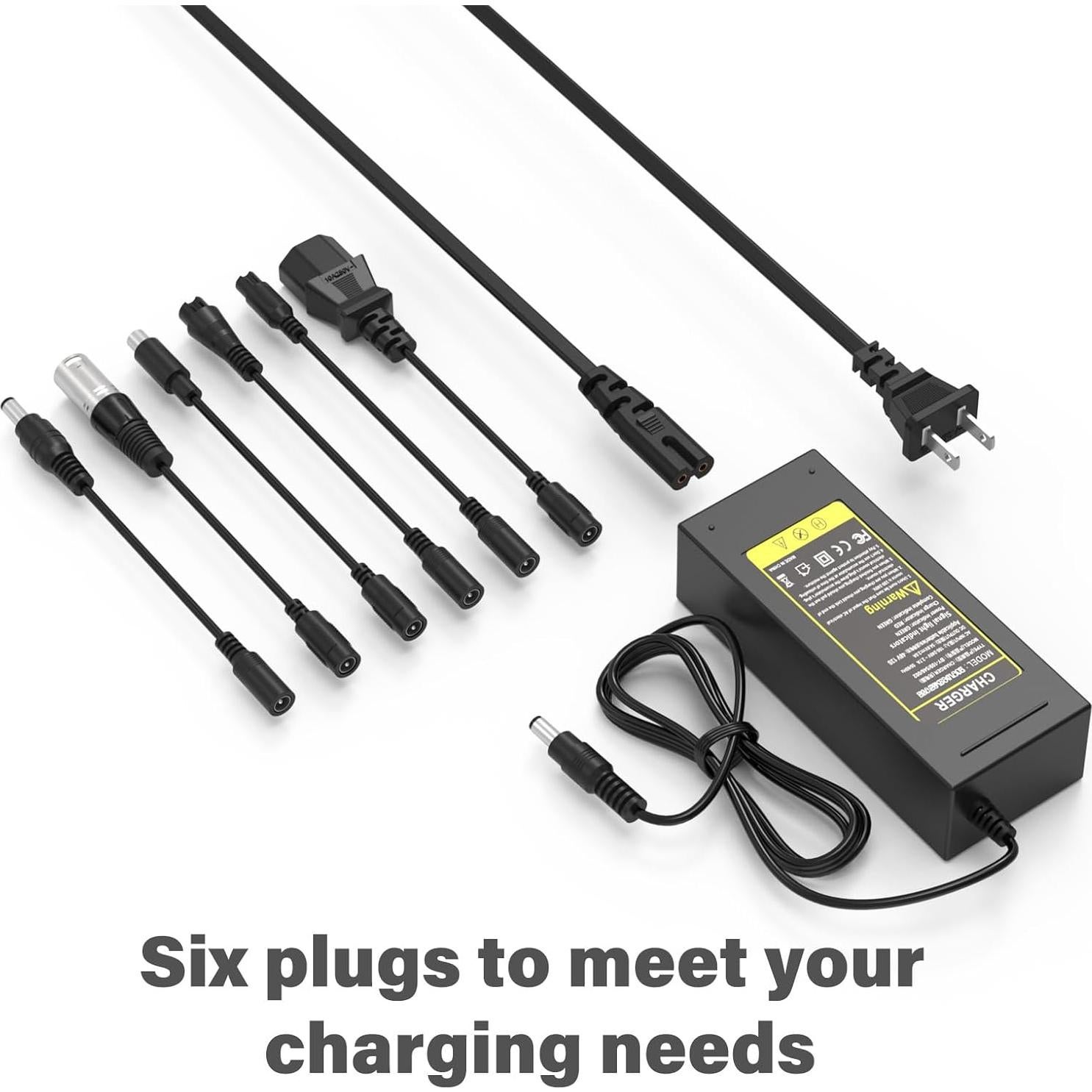 Cargador Rápido 54.6V 2A Pinkind para Baterías de Litio 48V 13S