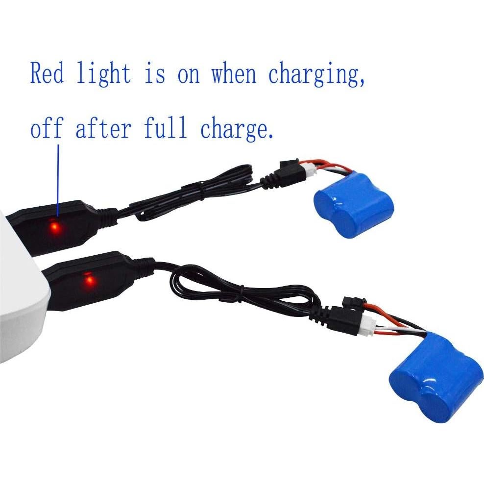 Batería Recargable 7.4V 600mAh Li-ion Blomiky para Barcos RC