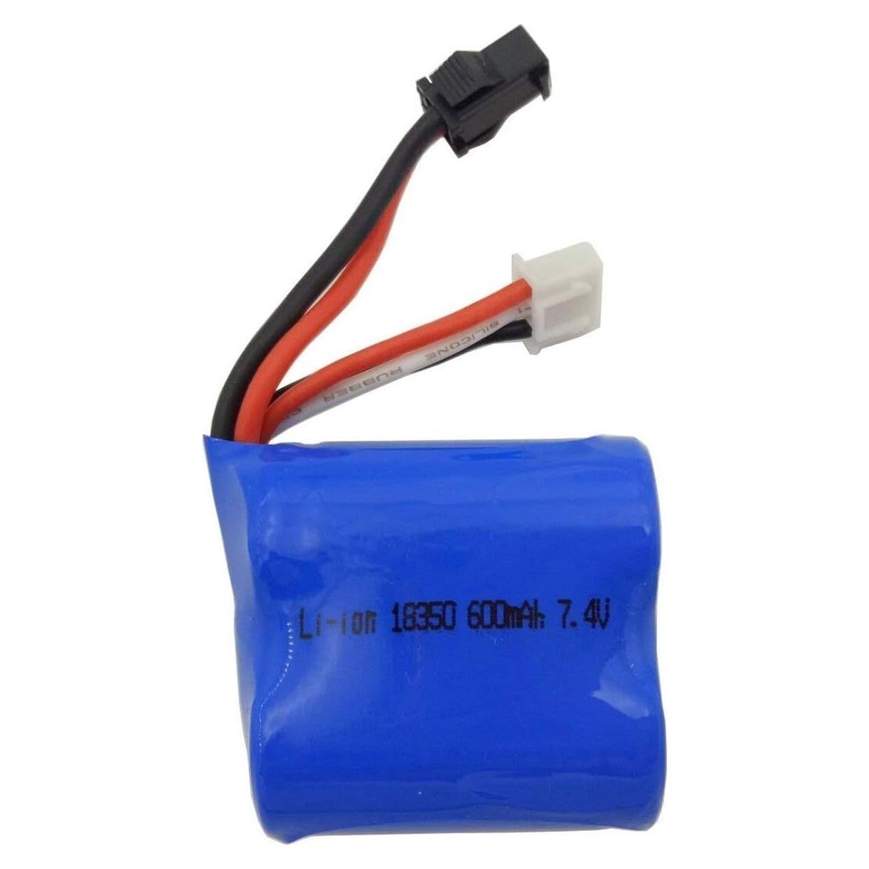 Batería de Litio Recargable Haktoys 7.4V 600mAh Azul
