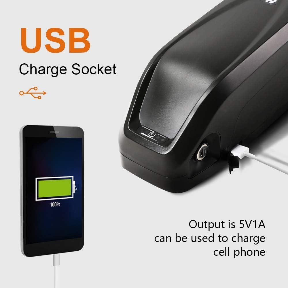 Batería de Ebike Yose Power 48V 13Ah para Motor 200-1000W