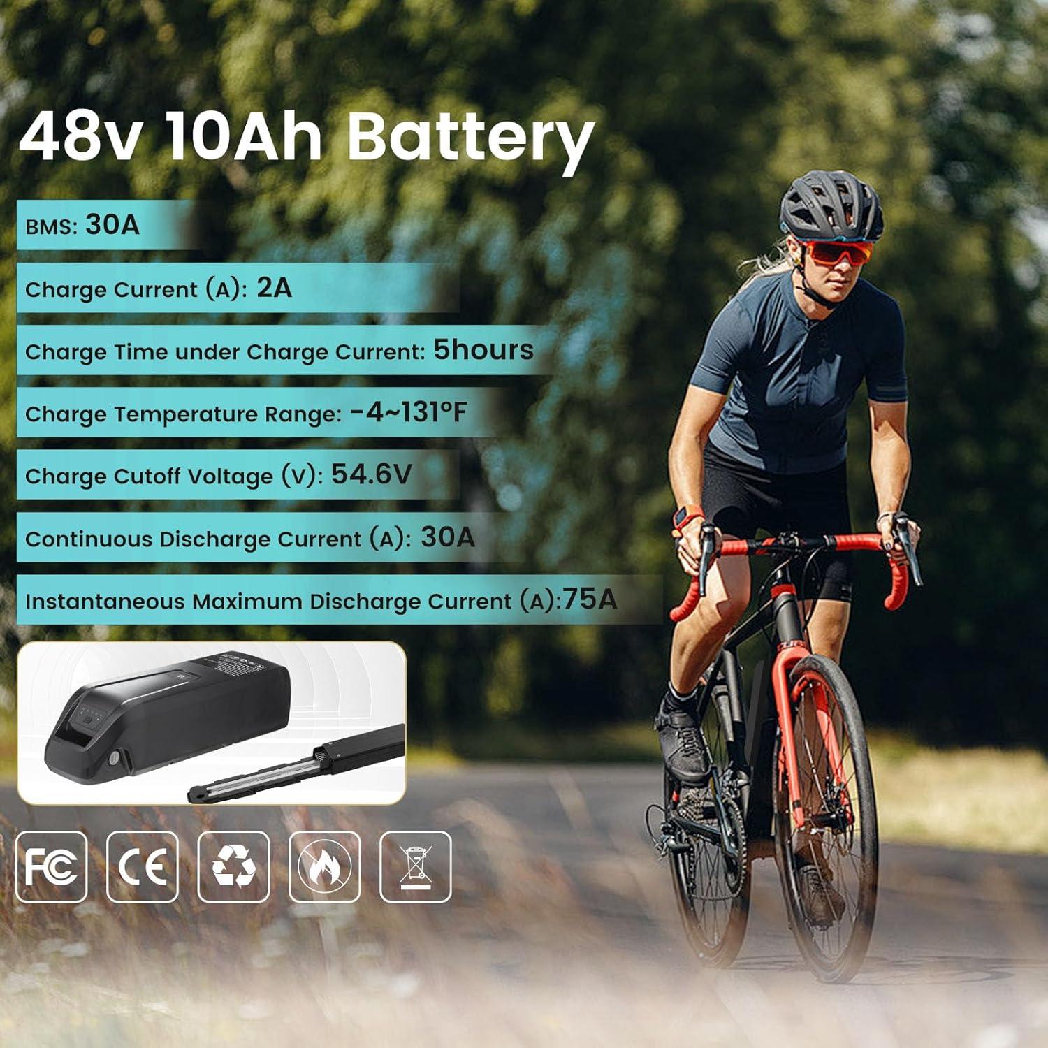 Batería de Ebike 36V/48V 10.4Ah Litio BMS 40A Scooter