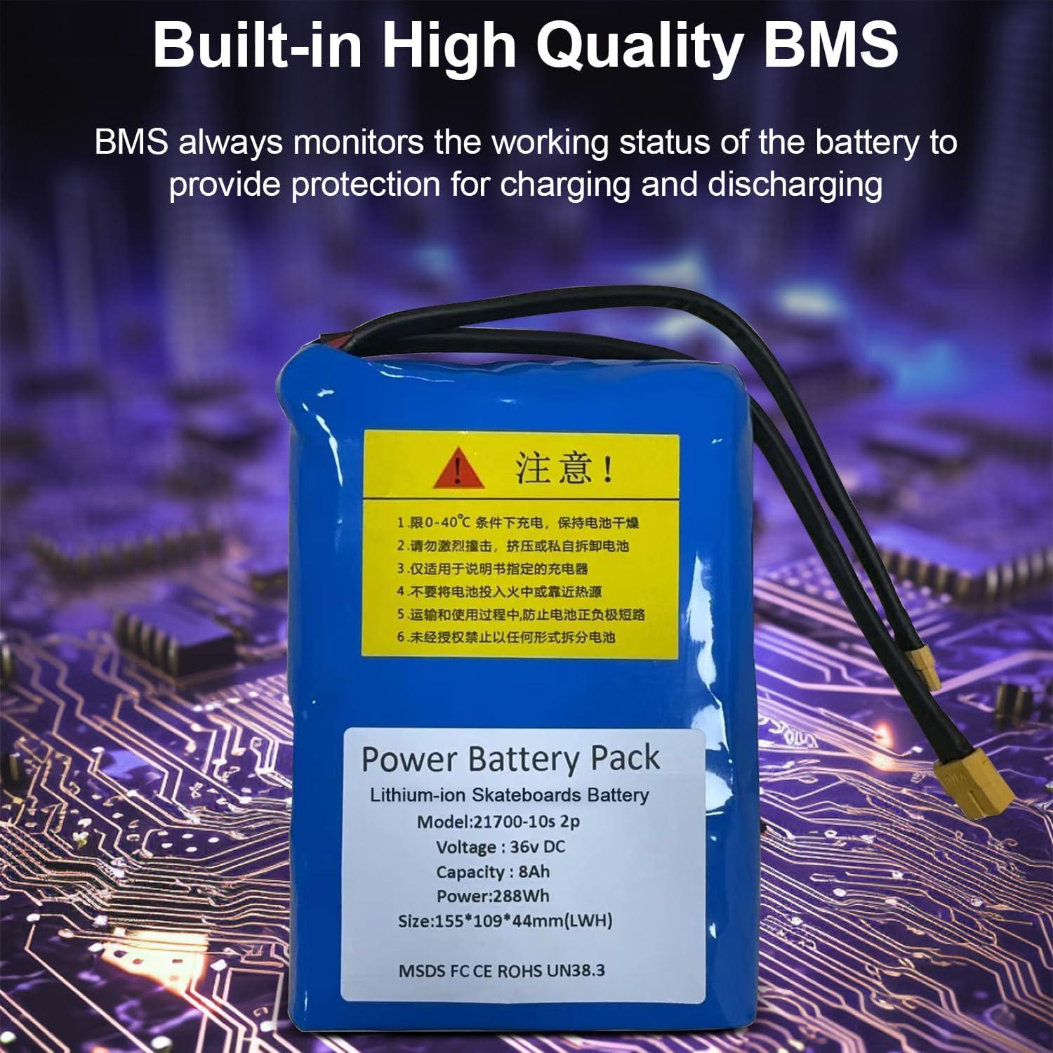 Batería de Litio 36V 8Ah para Patinetes Eléctricos CBJJ