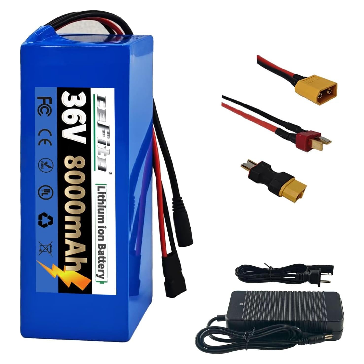 Batería de Litio 36V 8Ah Cefito para Ebike y Scooters
