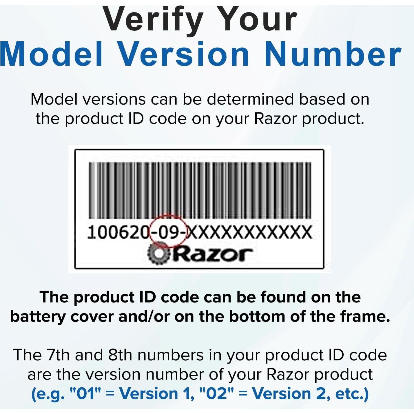 Batería AlveyTech 24V 7Ah para Scooter Eléctrico Razor Pocket Mod