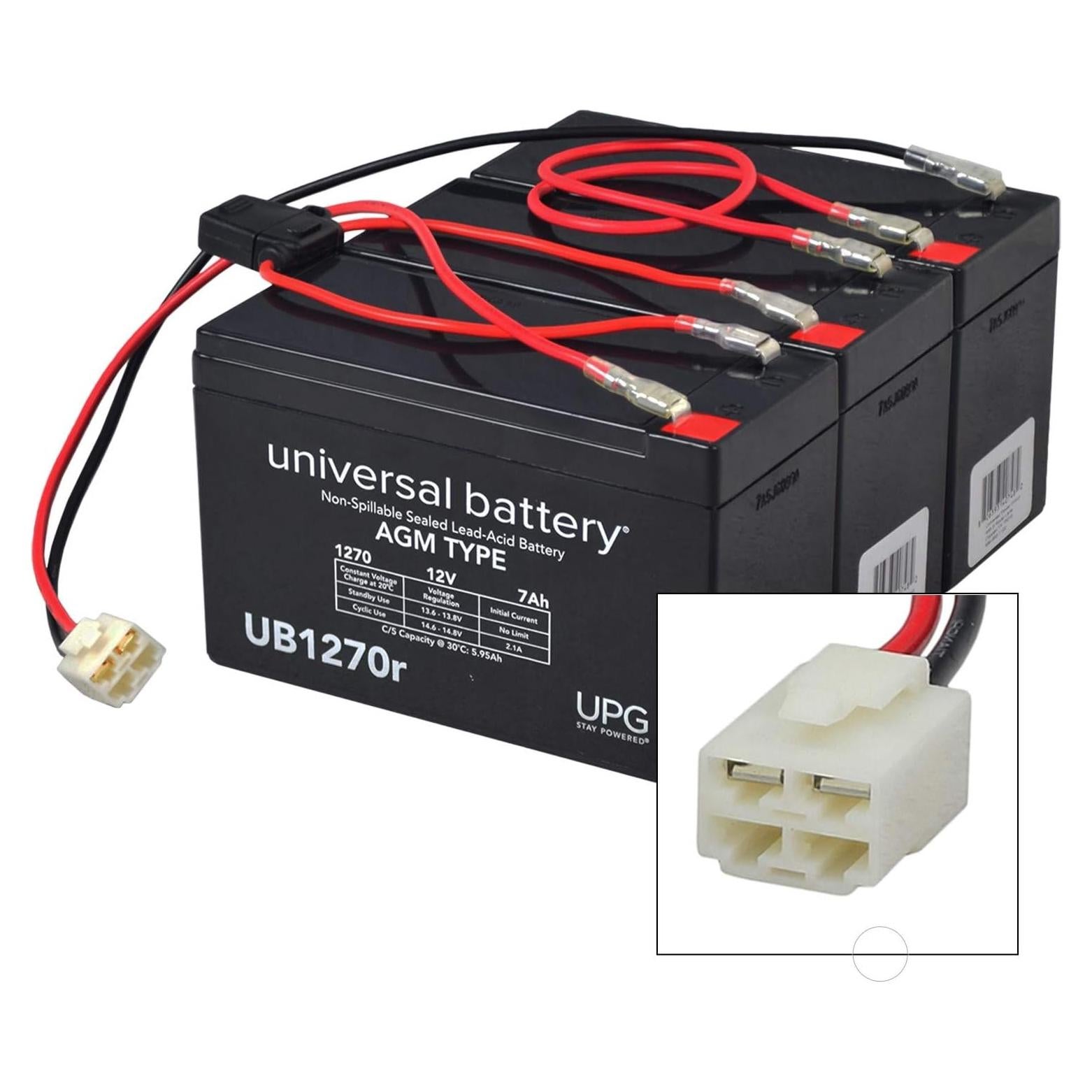 Batería Recargable 36V 7Ah AlveyTech para Scooter Razor EcoSmart