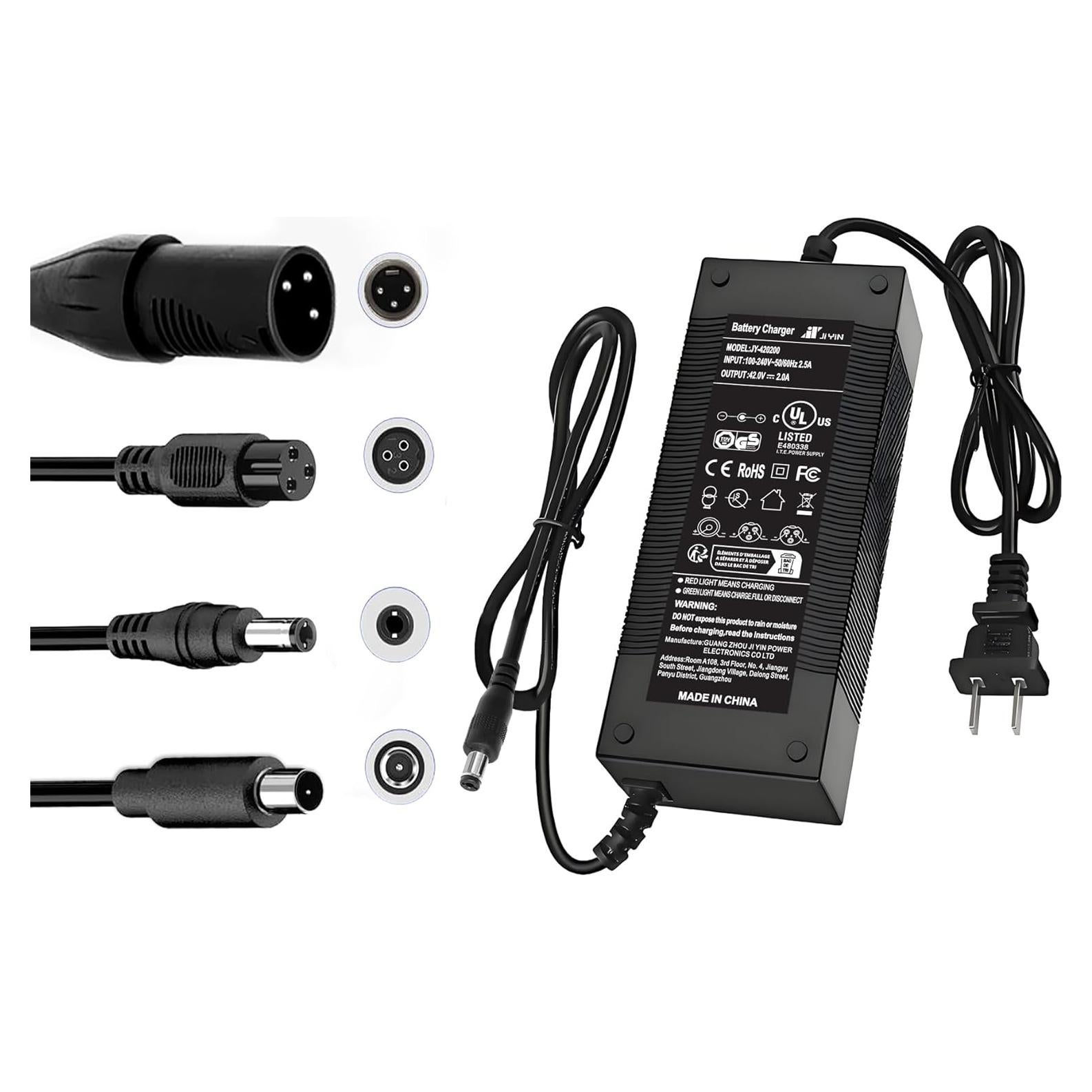 Cargador Eléctrico 42V 2A para Scooter y Hoverboard GOTRAX