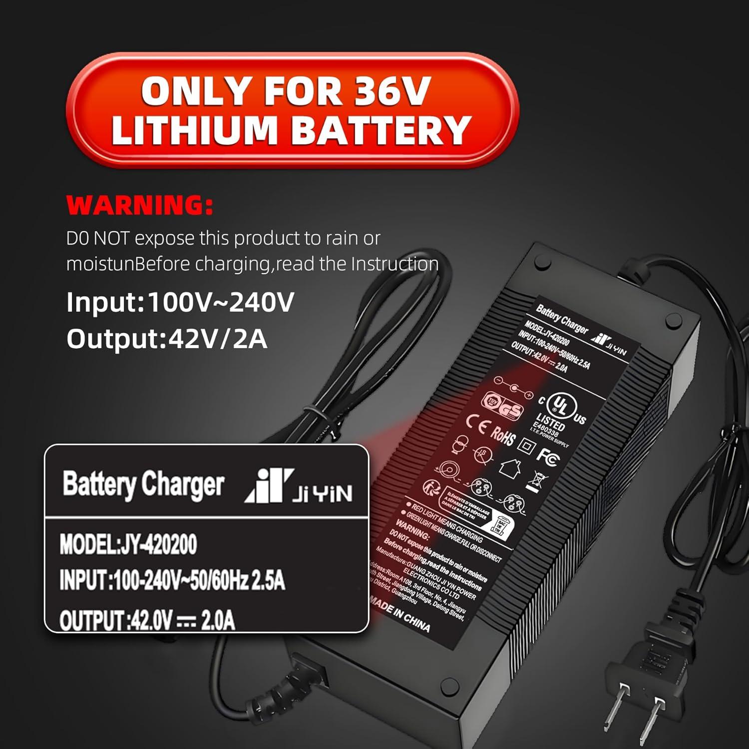 Cargador Eléctrico 42V 2A para Scooter y Hoverboard GOTRAX