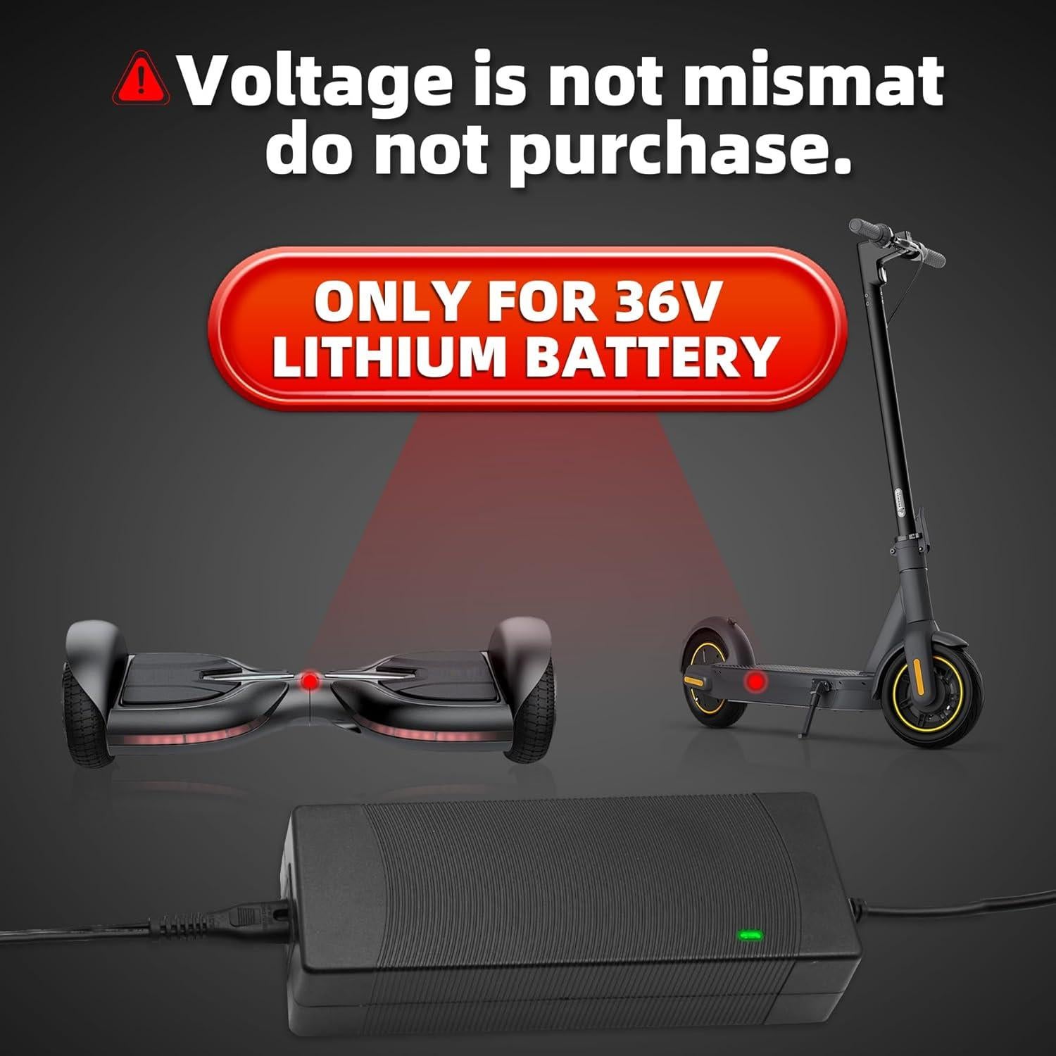 Cargador Eléctrico 42V 2A para Scooter y Hoverboard GOTRAX