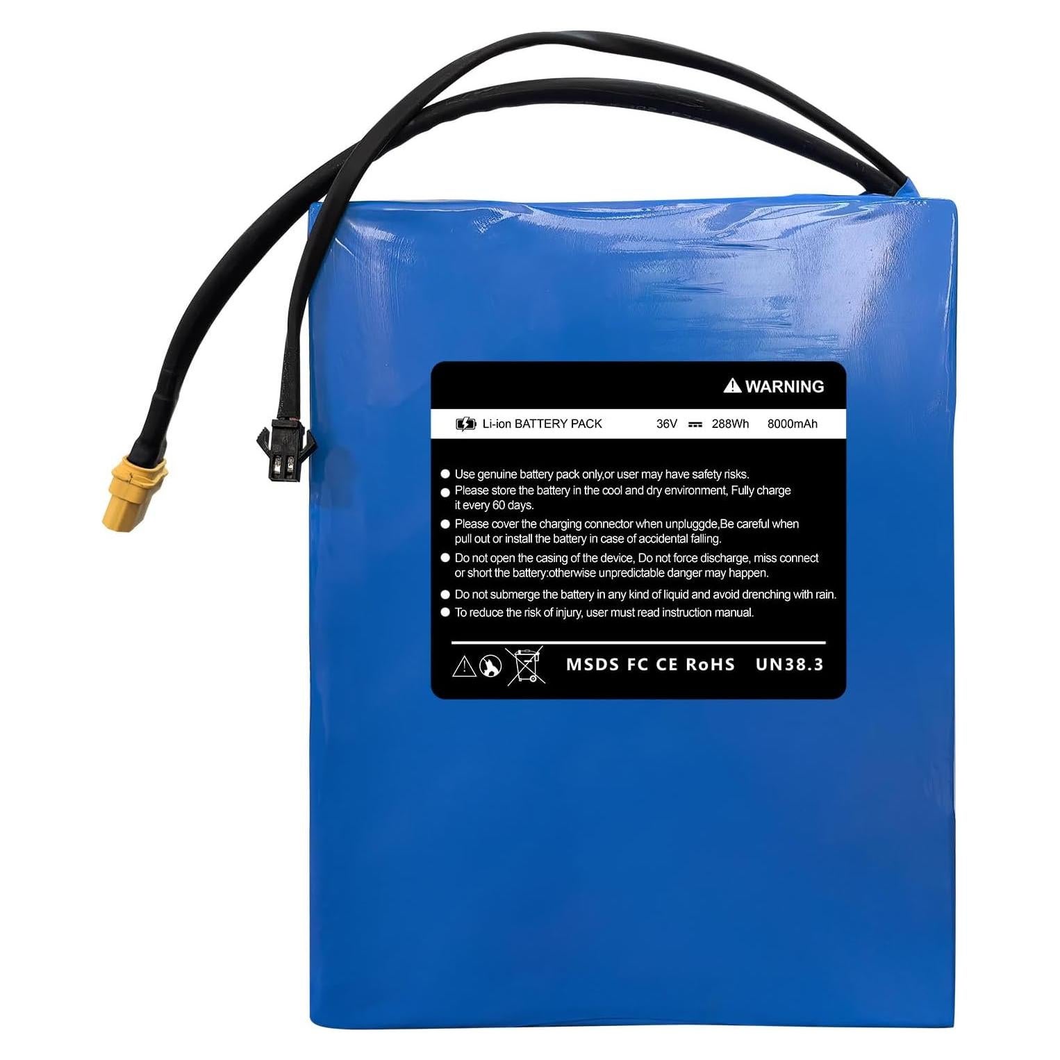 Batería de Scooter Eléctrico 36V 8Ah CBJJ Compatible Phantomgogo R1