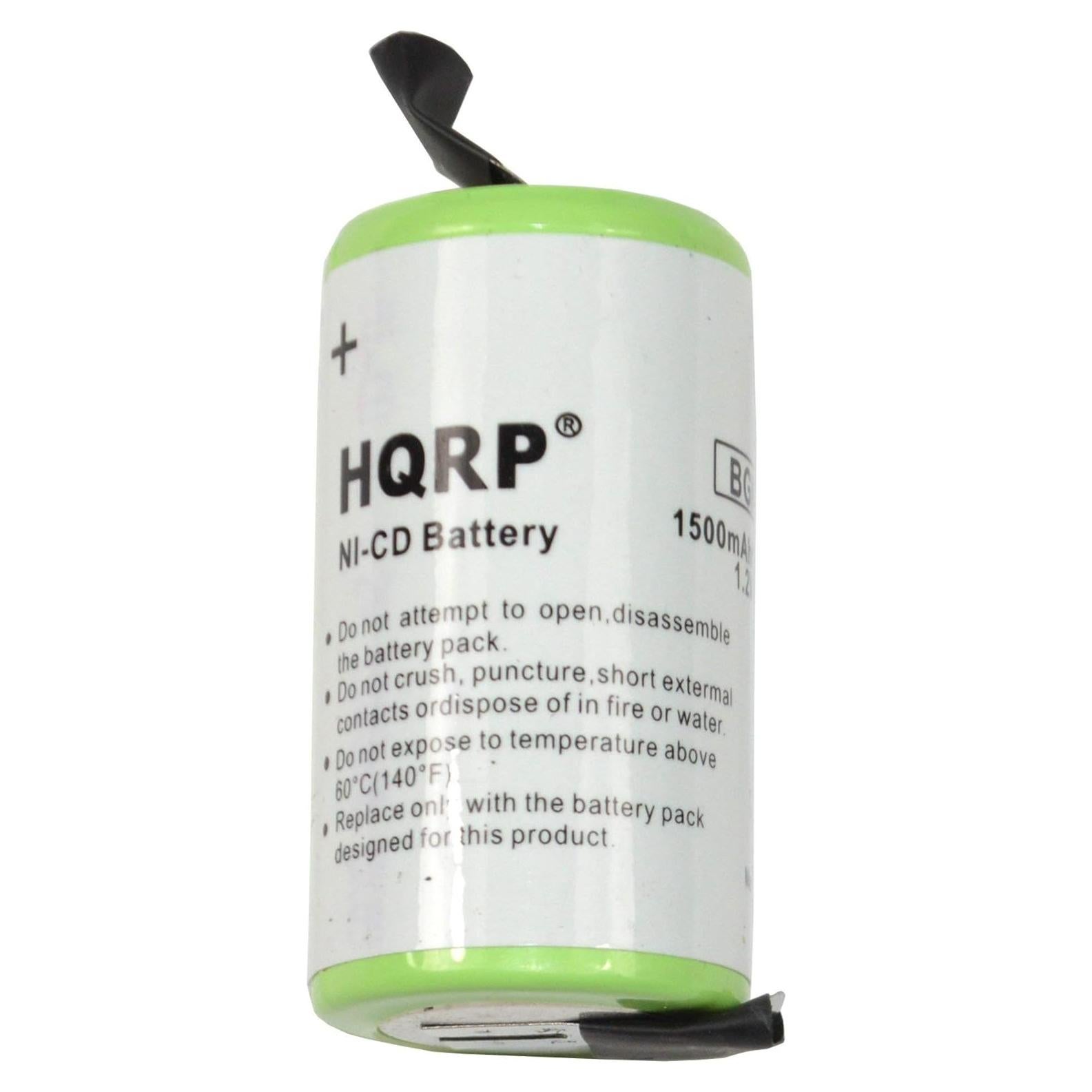 Batería de Reemplazo HQRP para Afeitadoras Wahl 1.2V 1500mAh