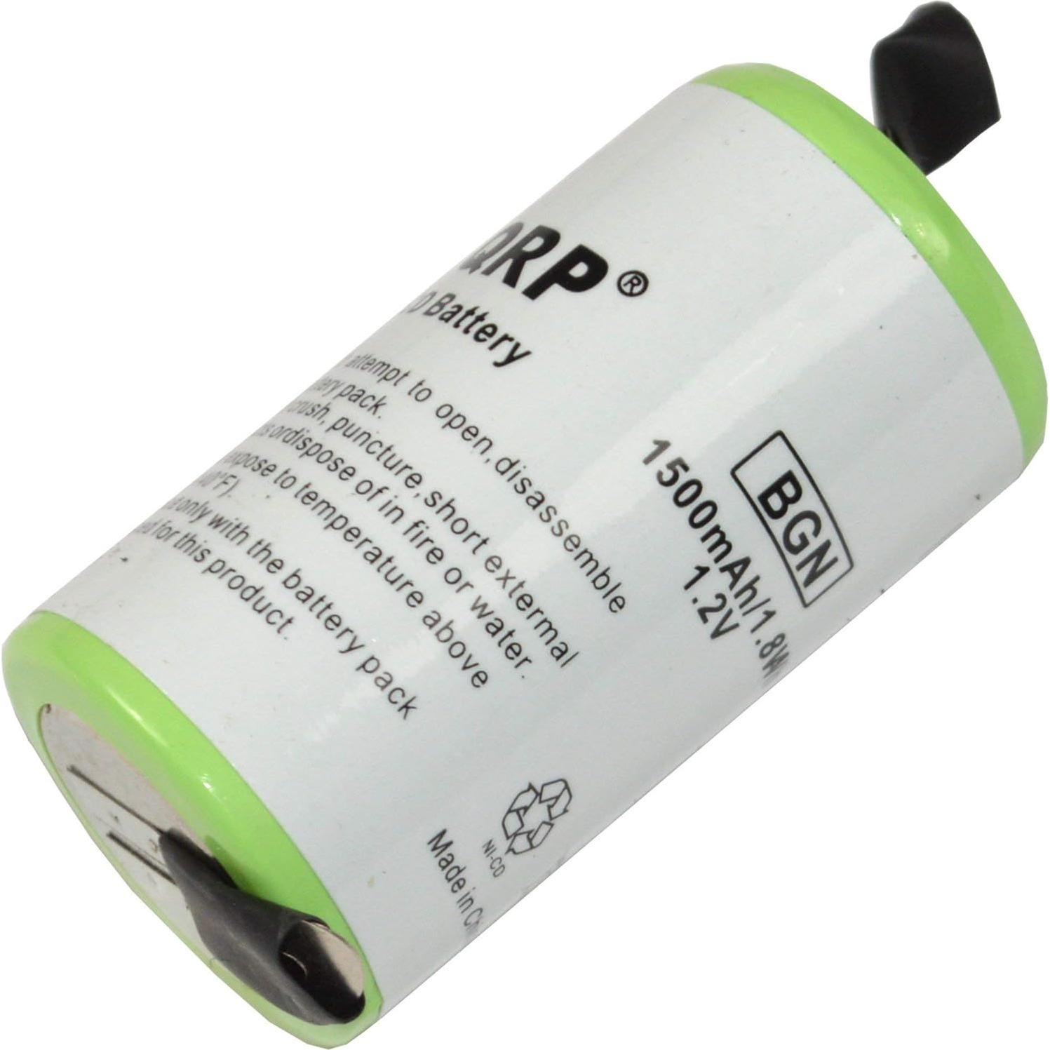 Batería de Reemplazo HQRP para Afeitadoras Wahl 1.2V 1500mAh