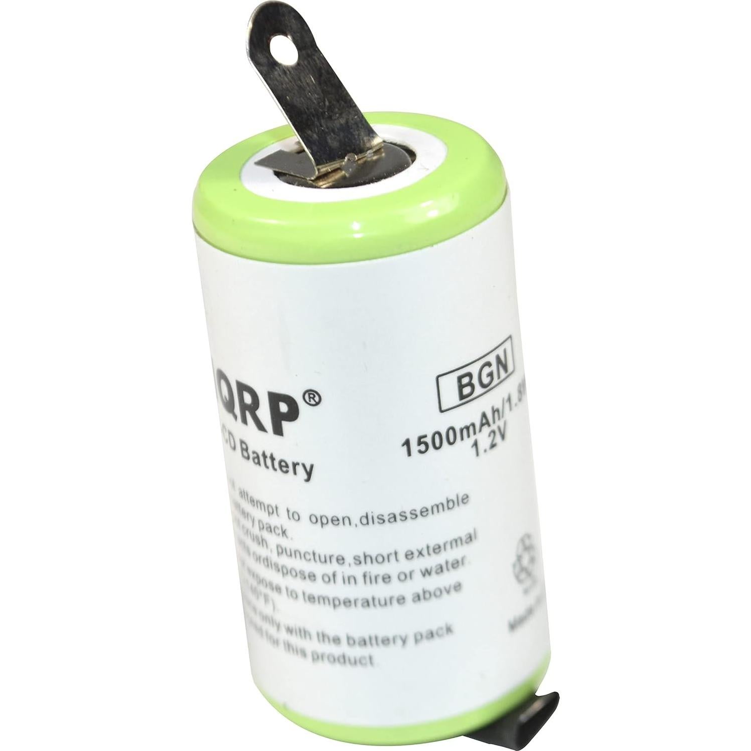 Batería de Reemplazo HQRP para Afeitadoras Wahl 1.2V 1500mAh