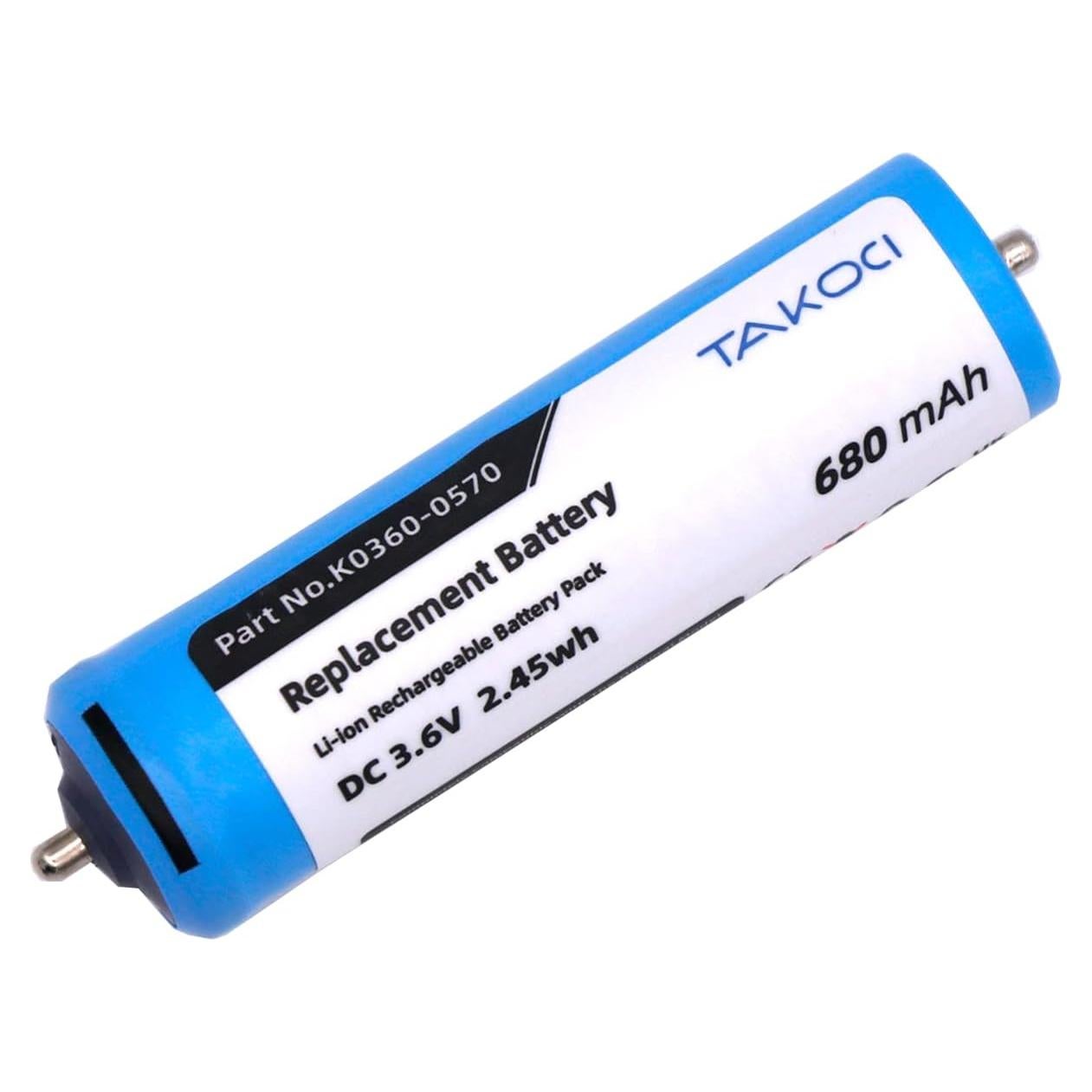Batería de Reemplazo Li-ion 680mAh Panasonic K0360-0570