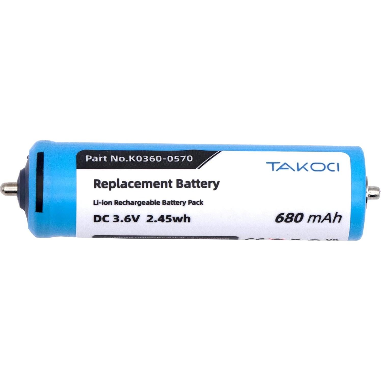 Batería de Reemplazo Li-ion 680mAh Panasonic K0360-0570