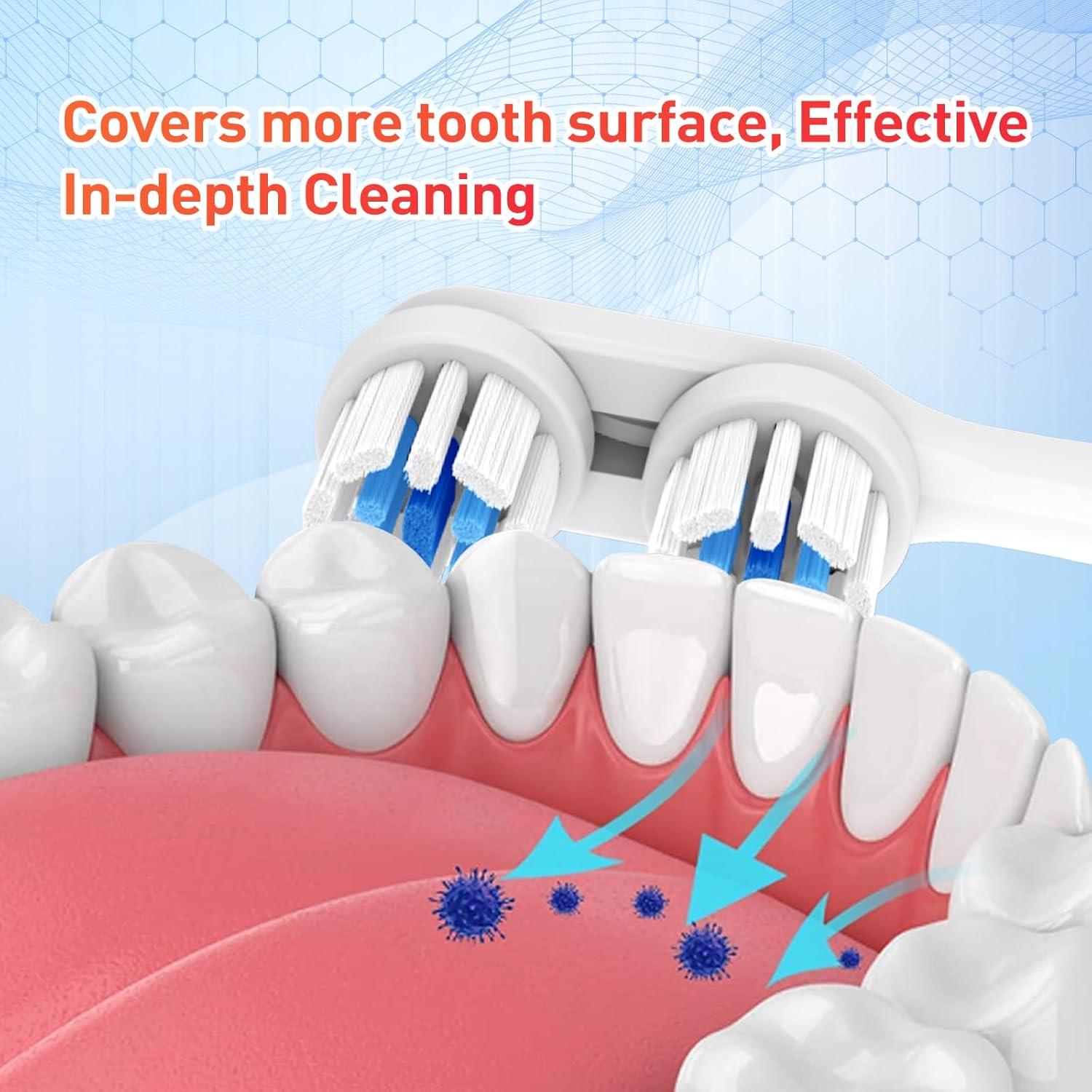 Cabezas de cepillo de dientes Spinbrush Pro Clean/Whiten - 8 Piezas