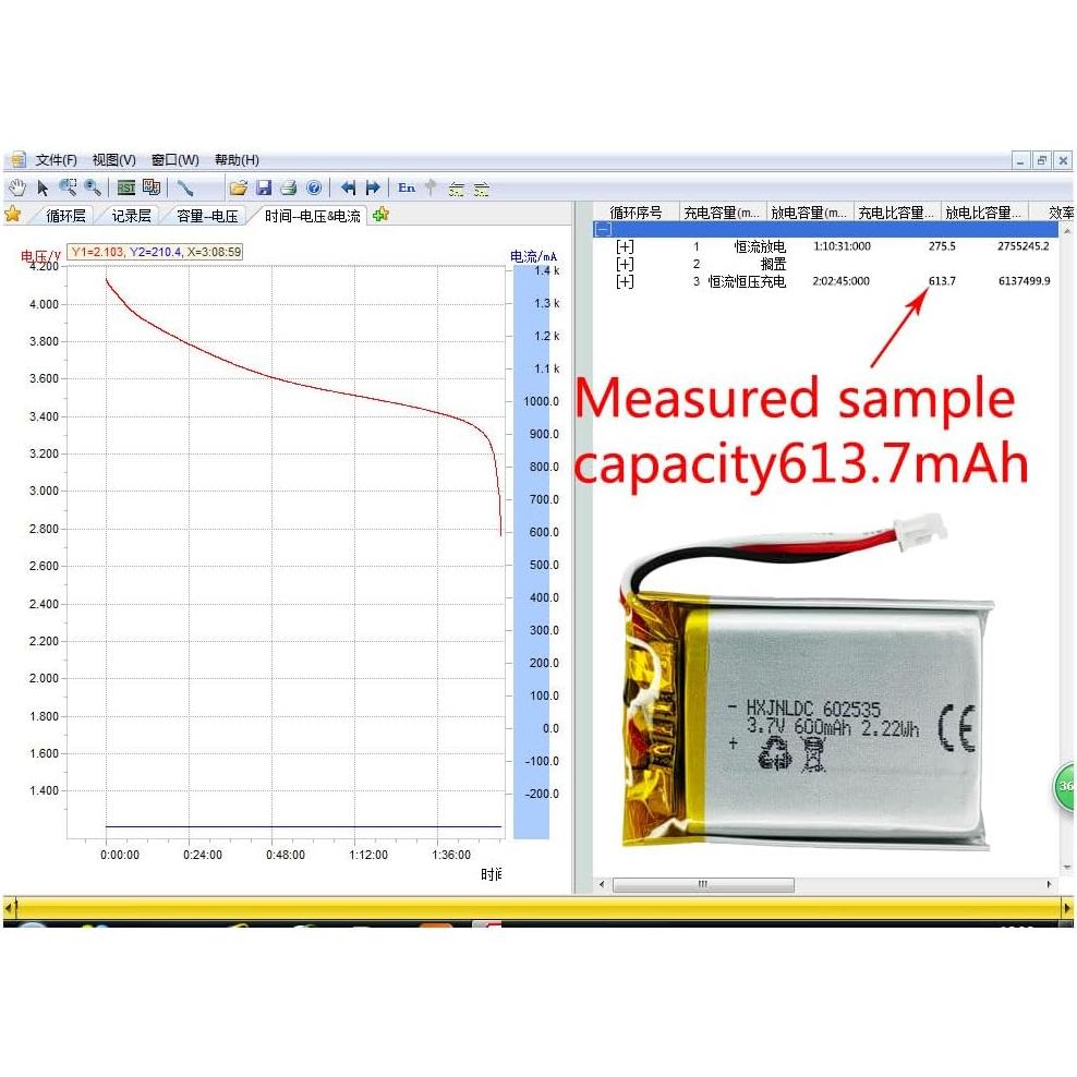 Batería recargable 3.7V 600mAh HXJN 602535 para Logitech