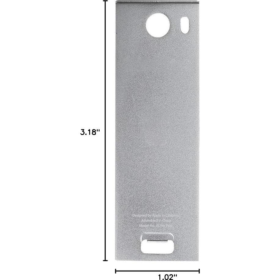 Cubierta de Batería Aluminio WESAPPINC para Magic Mouse A1296