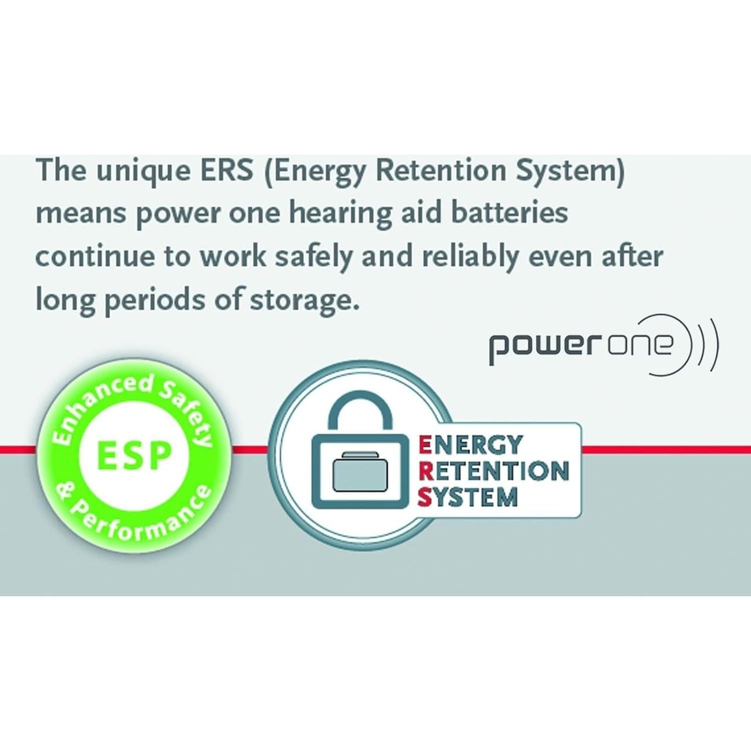 Baterías para Audífonos Power One 312 Sin Mercurio - 60 Unidades