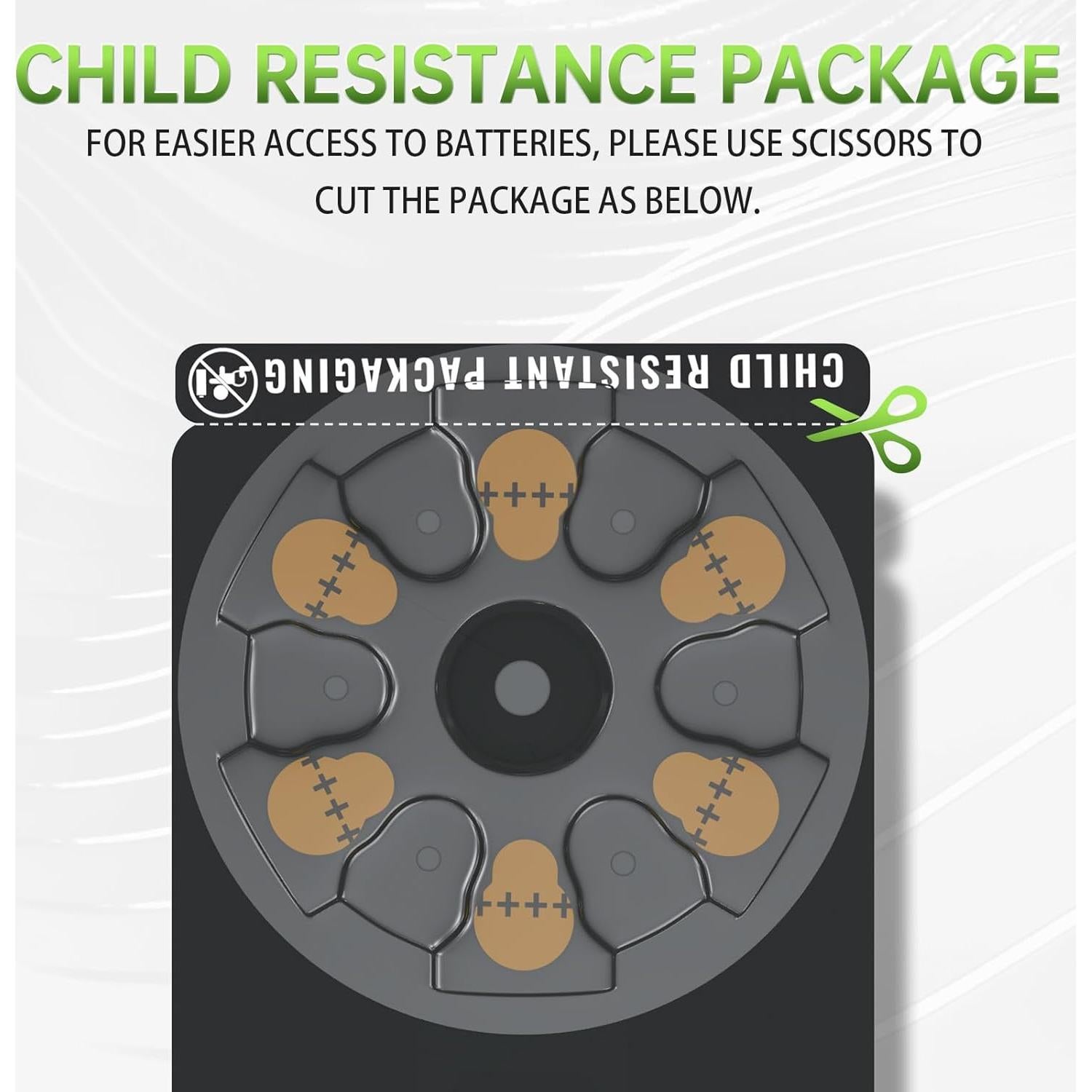 Baterías para Audífonos POWEROWL 312A - Paquete de 24 Unidades