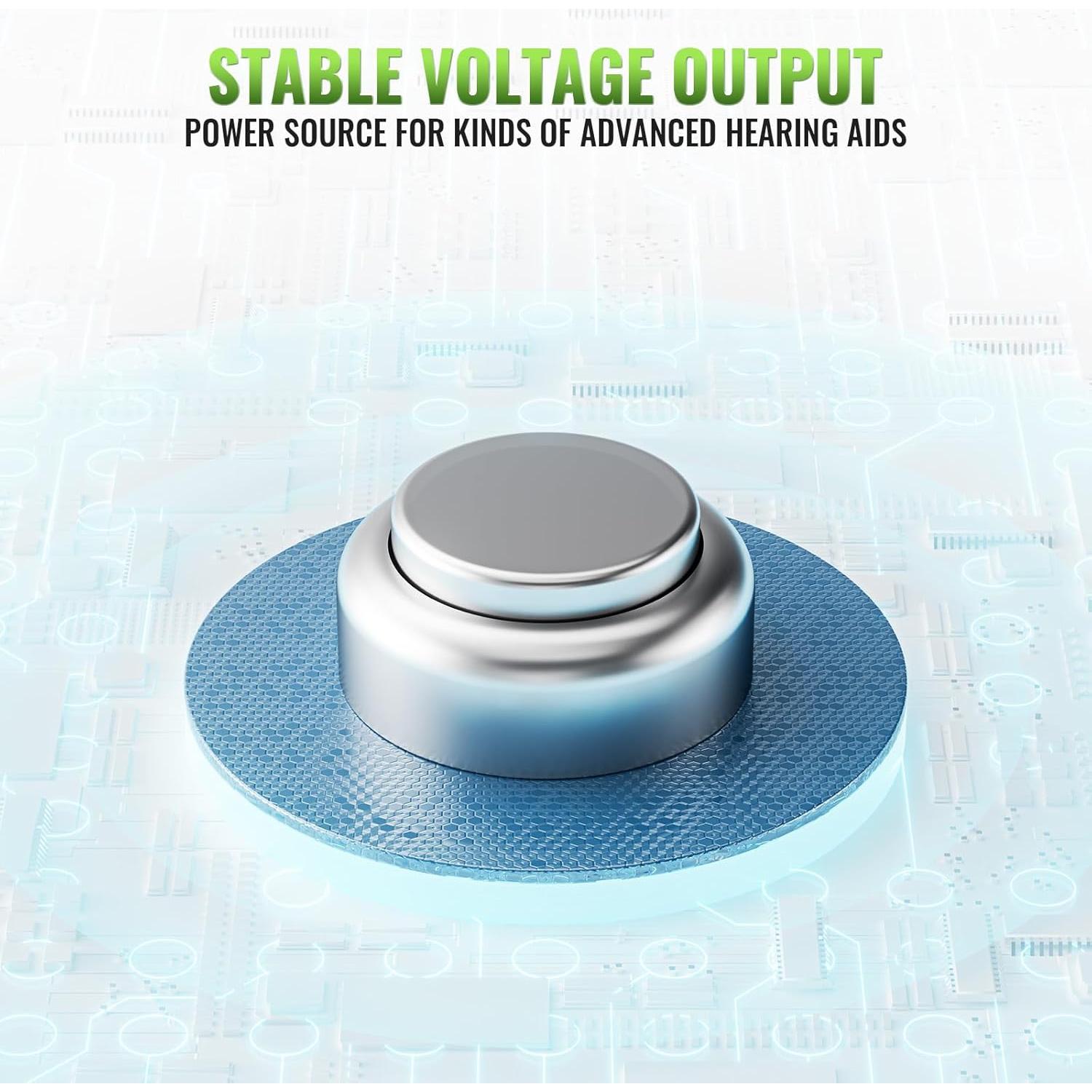 Baterías para Audífonos POWEROWL 312A - Paquete de 24 Unidades