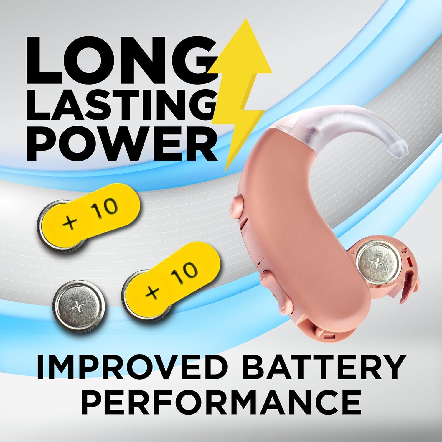 Baterías para Audífonos Powermax Tamaño 10 - Paquete 60 Unidades