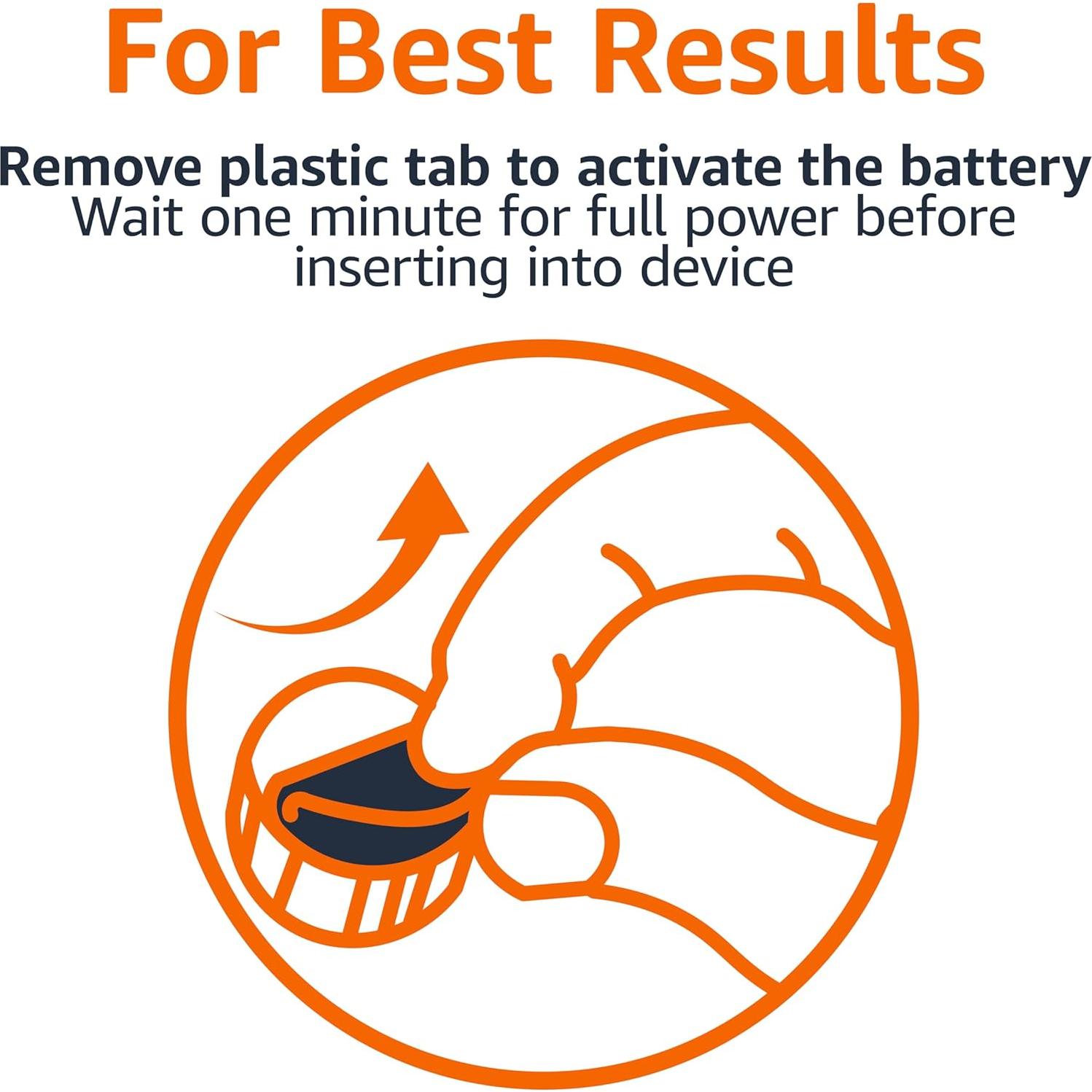 Baterías de Ayuda Auditiva Amazon Basics Tamaño 13 - 60 Unidades