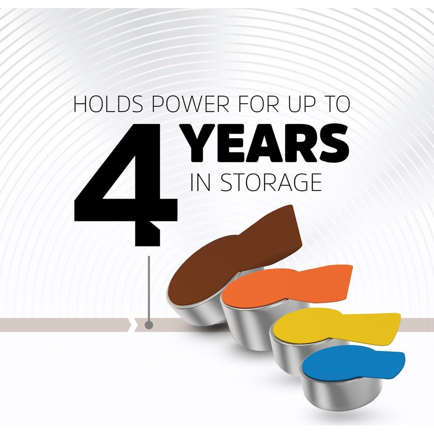 Baterías para Audífonos Energizer 312 Tab Brown - Paquete de 12