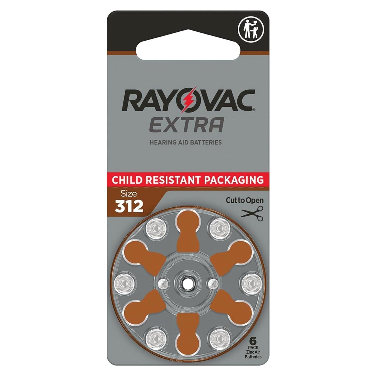 Baterías Rayovac Extra Advanced 312 - 120 Unidades