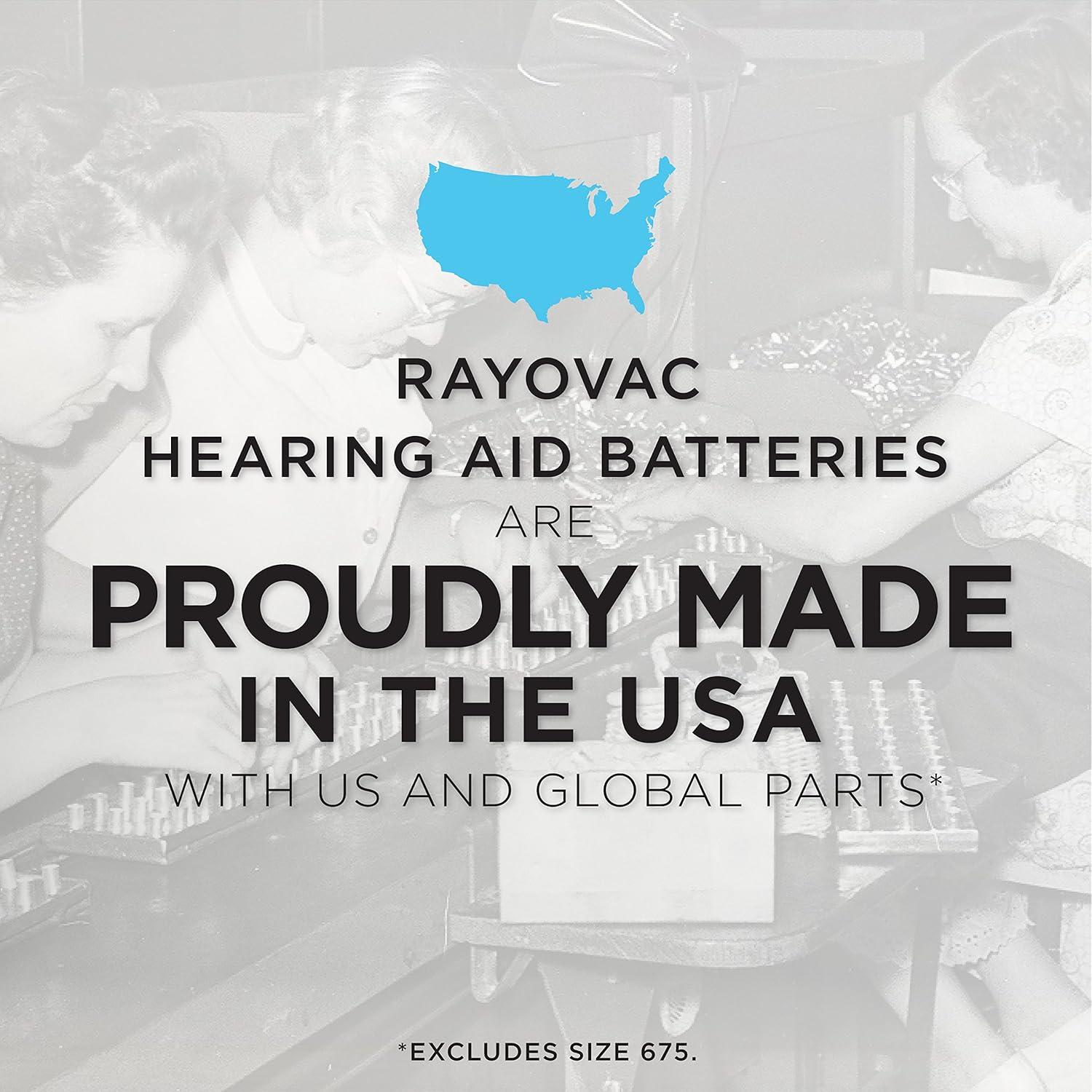 Baterías para Audífonos Rayovac Tamaño 13 - Paquete de 24