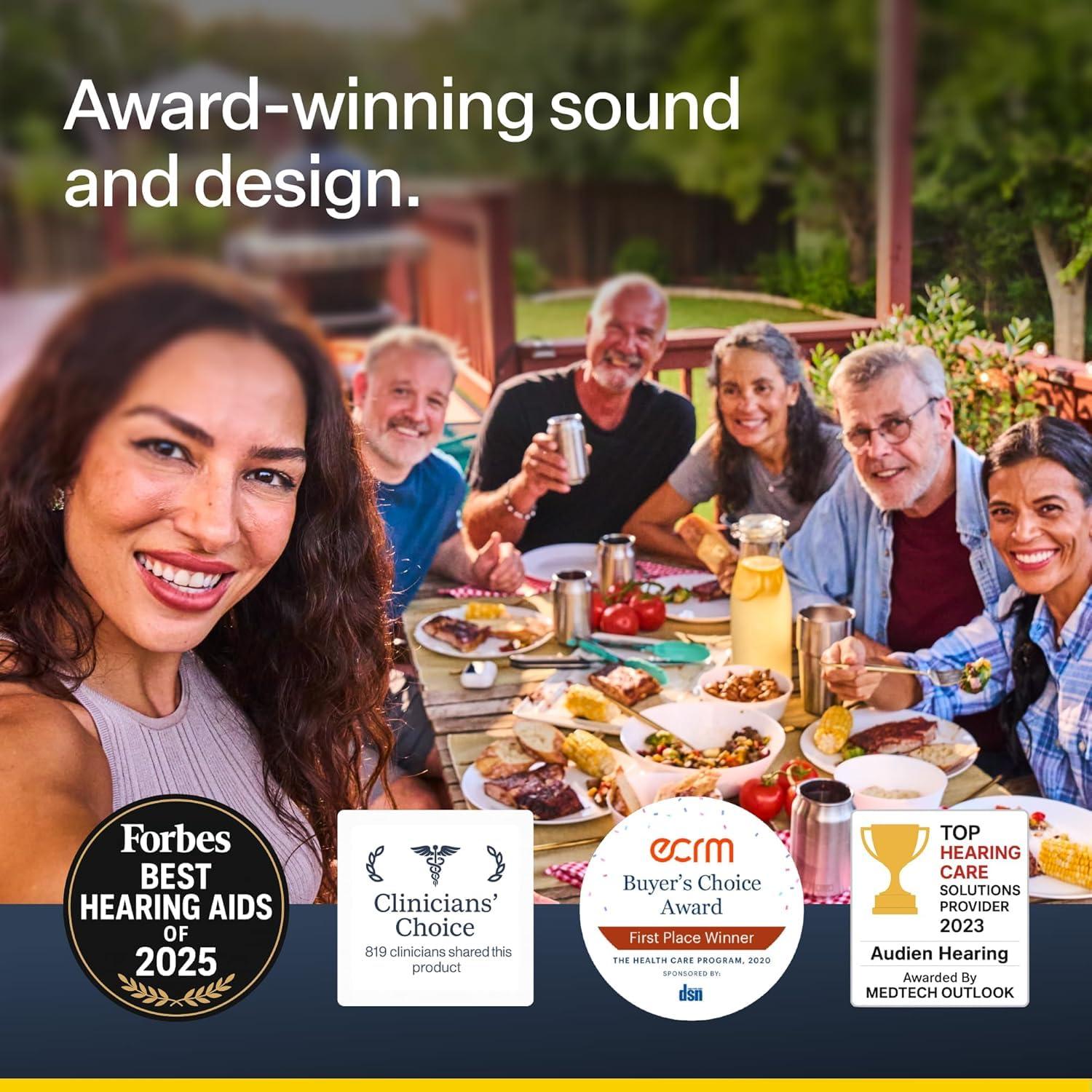 Audífonos Bluetooth Audien Atom X para adultos - 48h batería