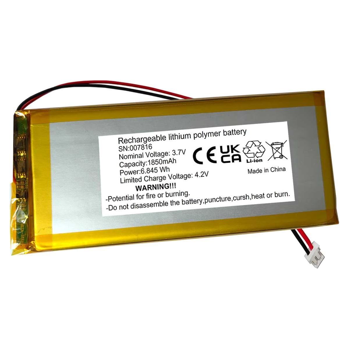 Batería recargable 1850mAh AOLIKES para teclado RK Royal KLUDGE