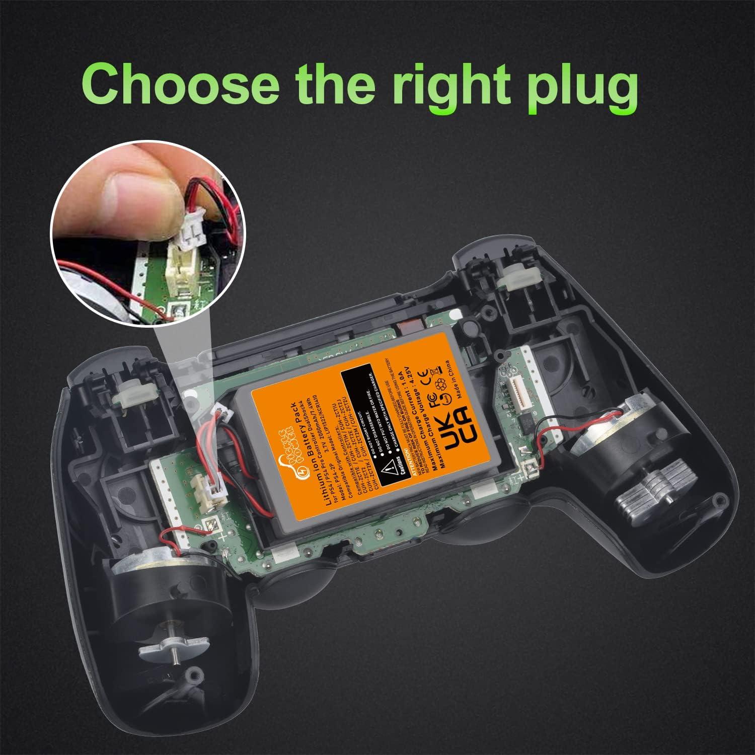 Batería Recargable Pickle Power 2000mAh para Controlador PS4