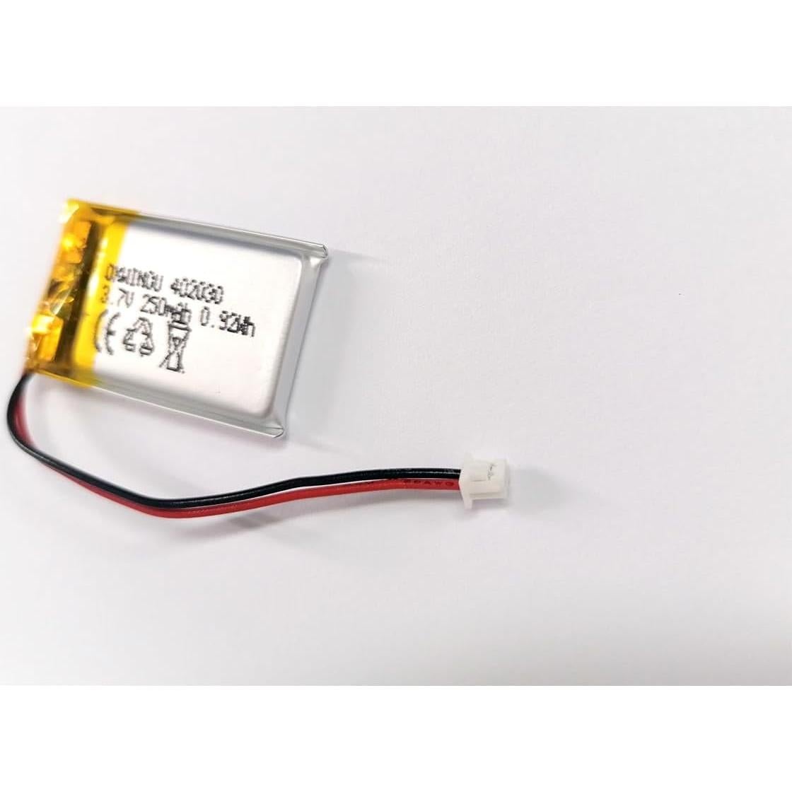 Batería de polímero de litio OXWINOU 3.7V 250mAh 2-Pack