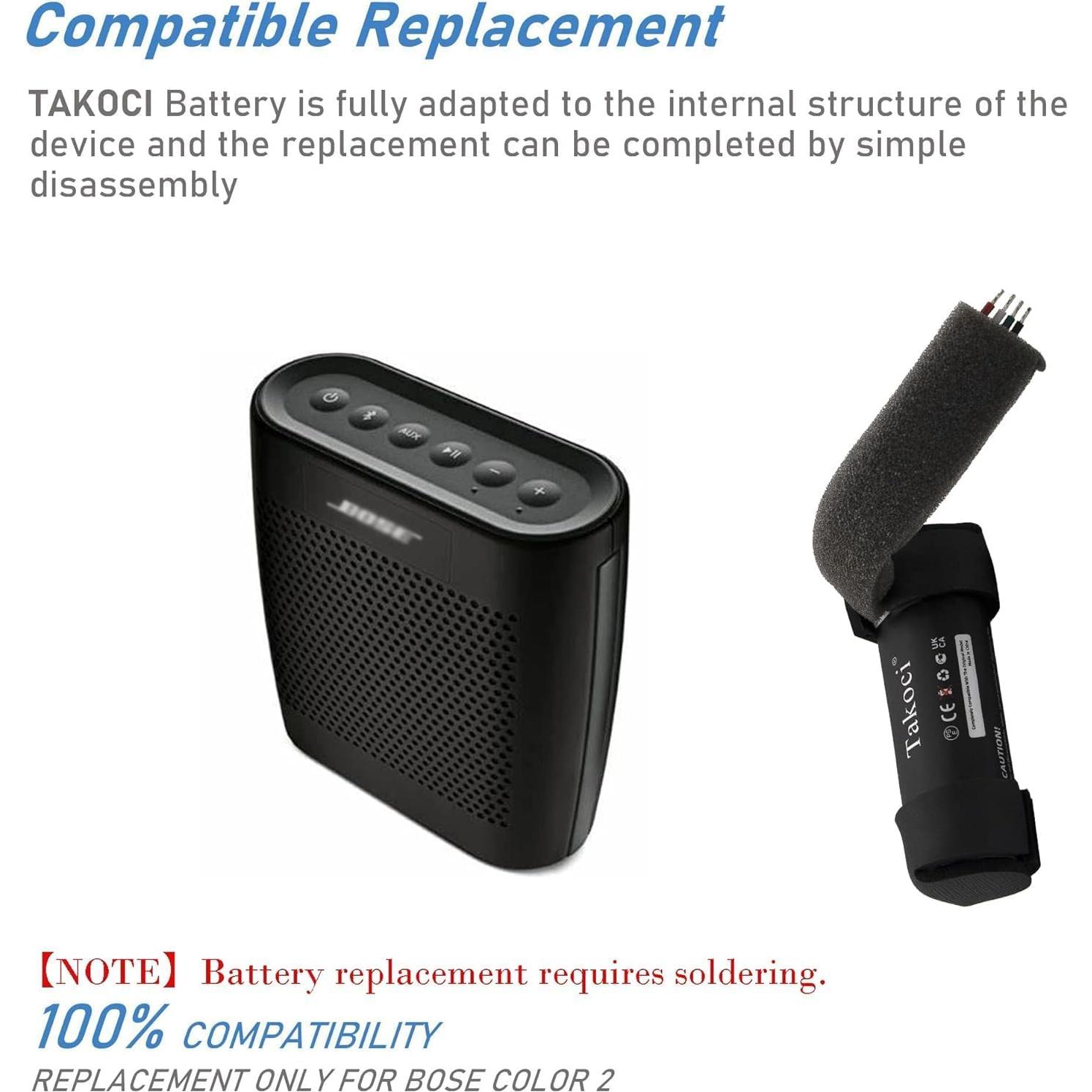 Batería de Reemplazo 2500mAh para Altavoz Bose SoundLink II