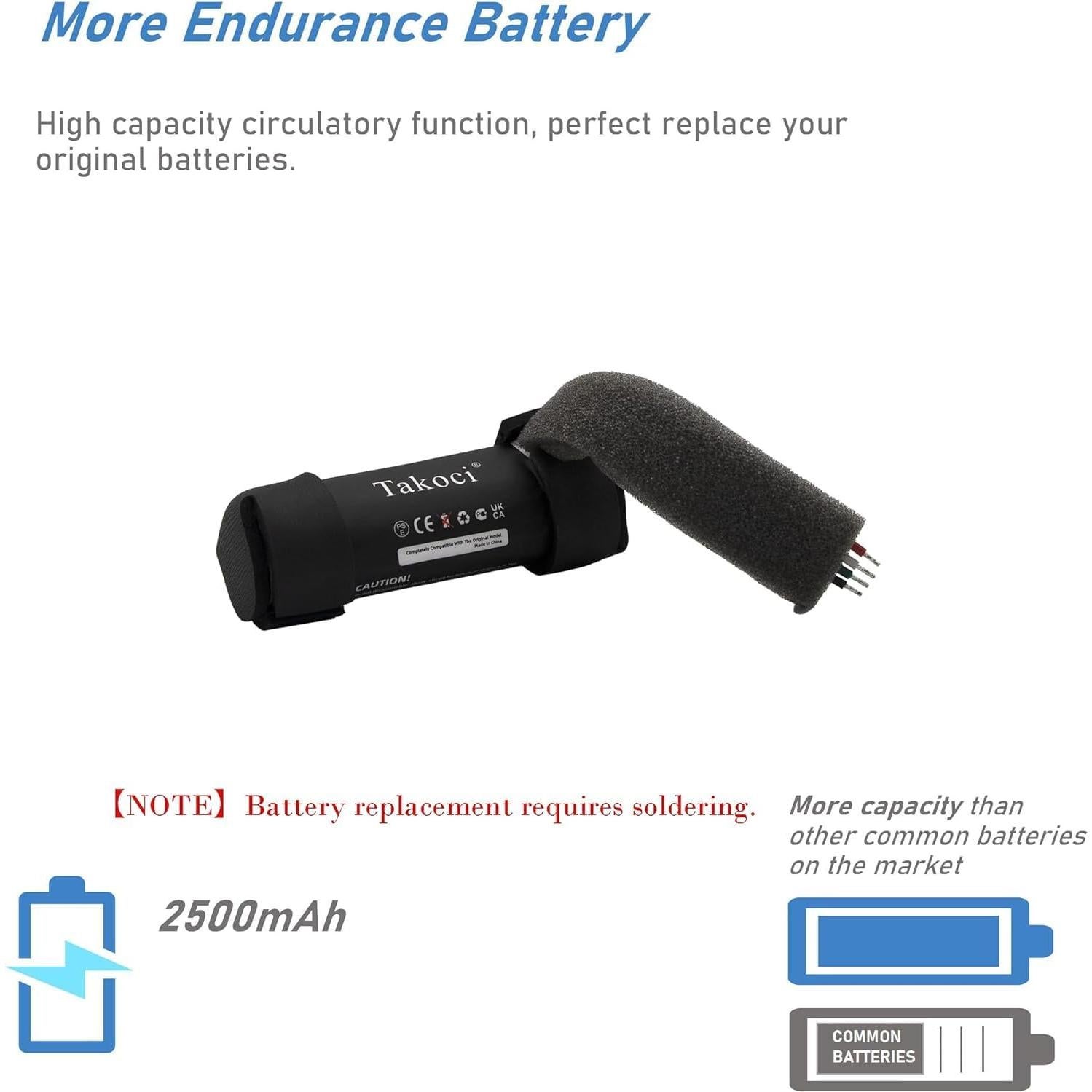 Batería de Reemplazo 2500mAh para Altavoz Bose SoundLink II