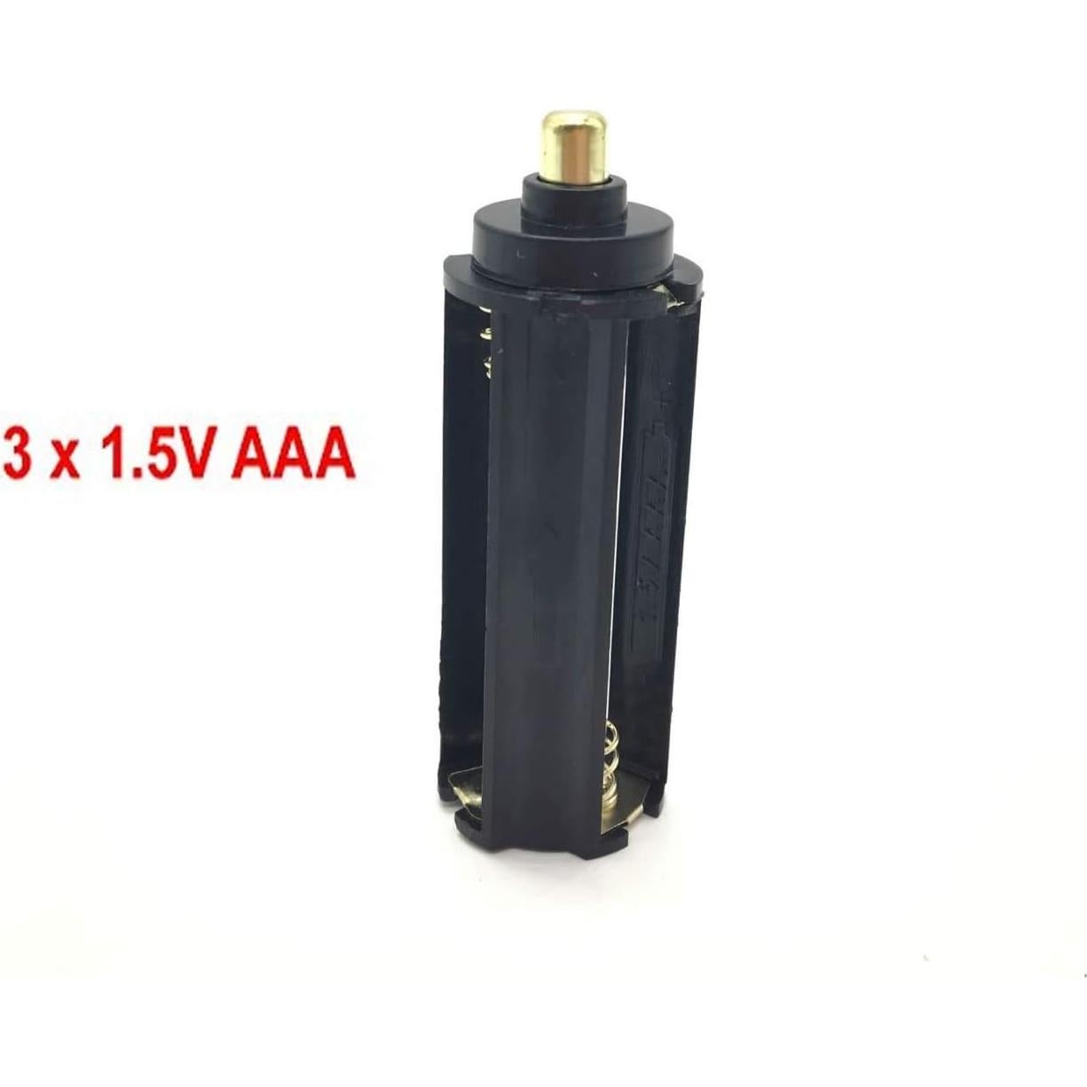 Adaptador de Batería AAA Cafurty 3 Piezas para Linterna