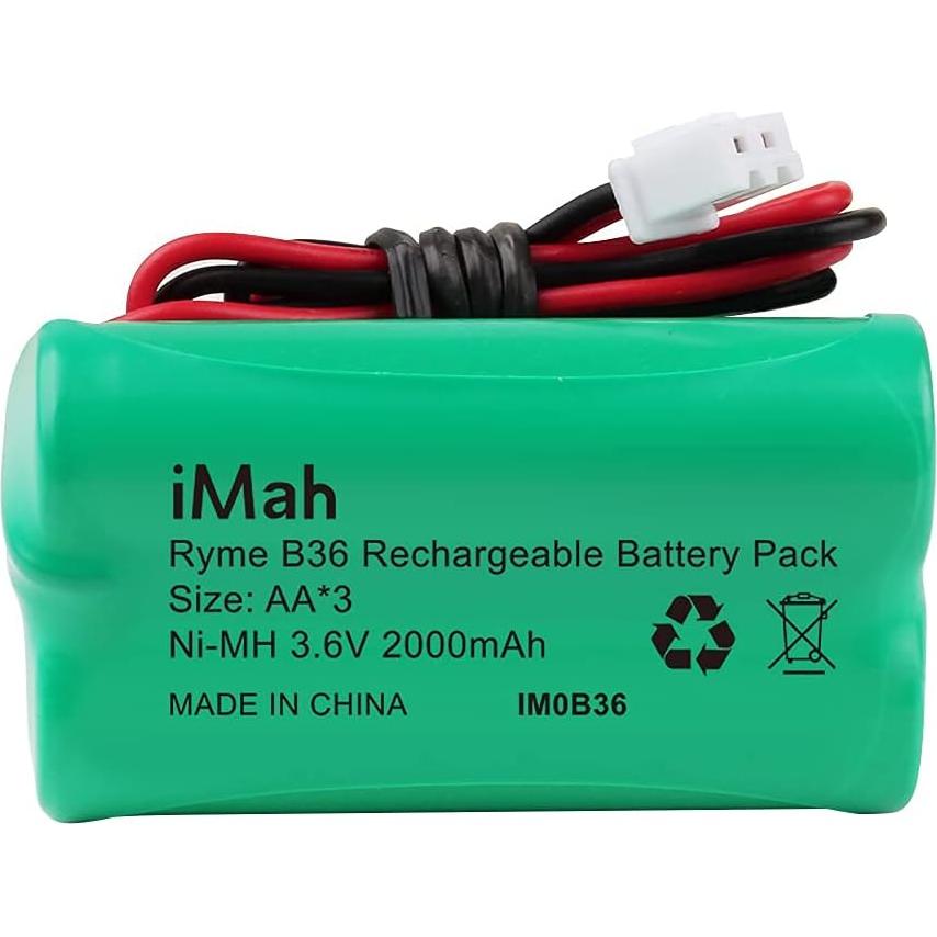 Batería Recargable Ni-MH iMah B36 3.6V 2000mAh para Linterna