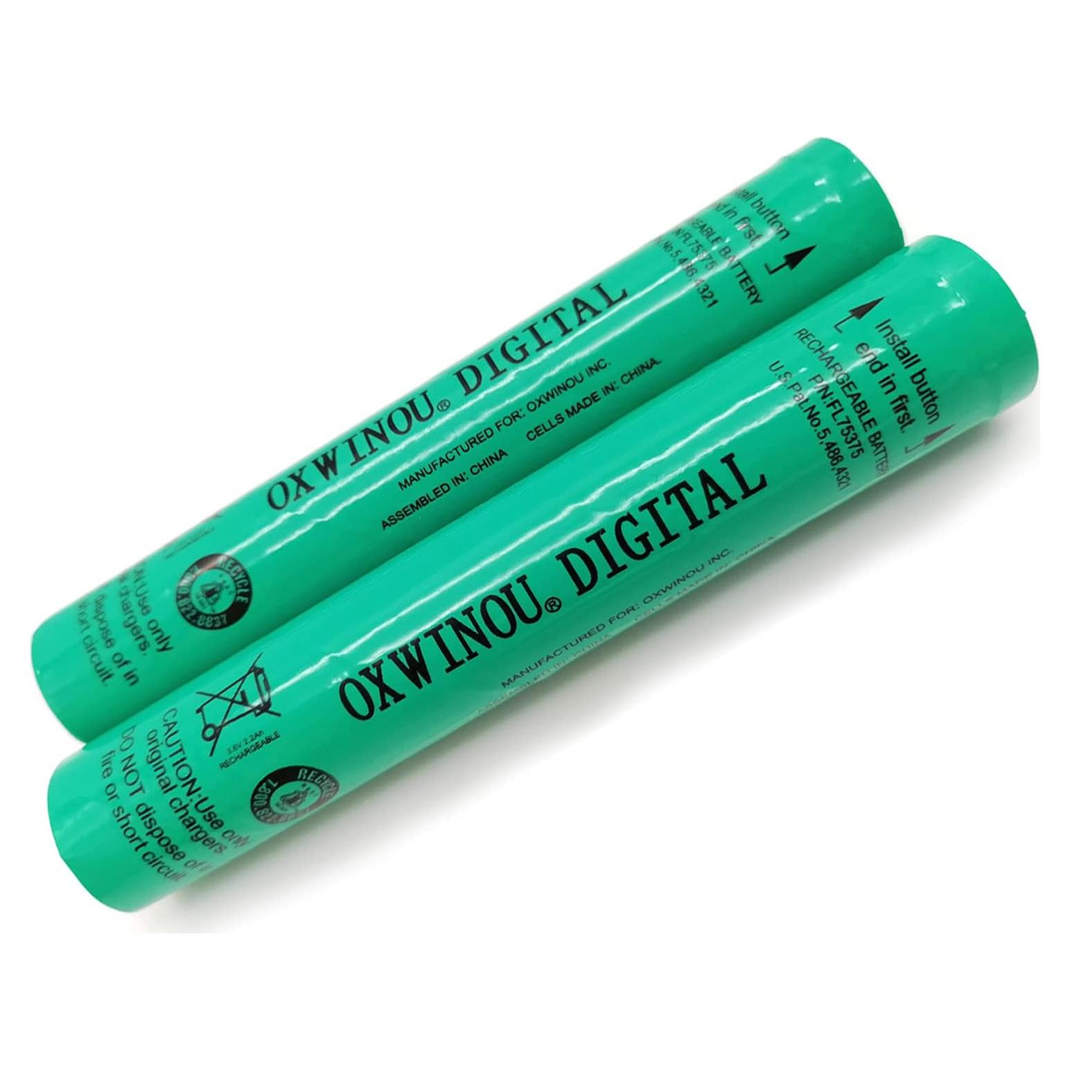 Baterías recargables Ni-MH OXWINOU 3.6V 2200mAh 2-Pack