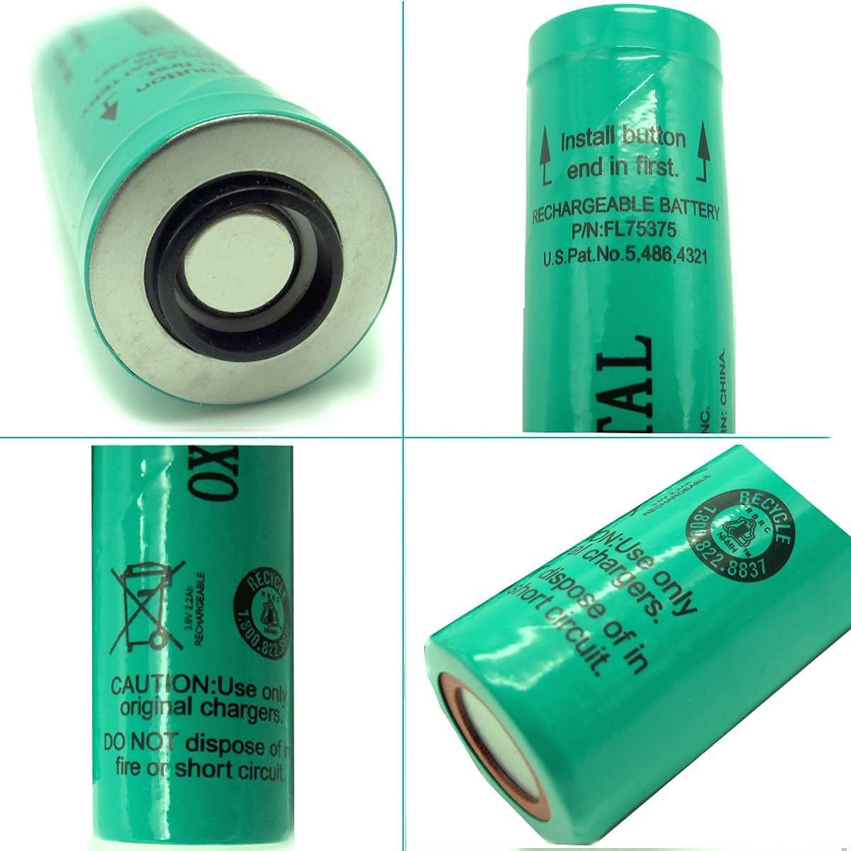 Baterías recargables Ni-MH OXWINOU 3.6V 2200mAh 2-Pack