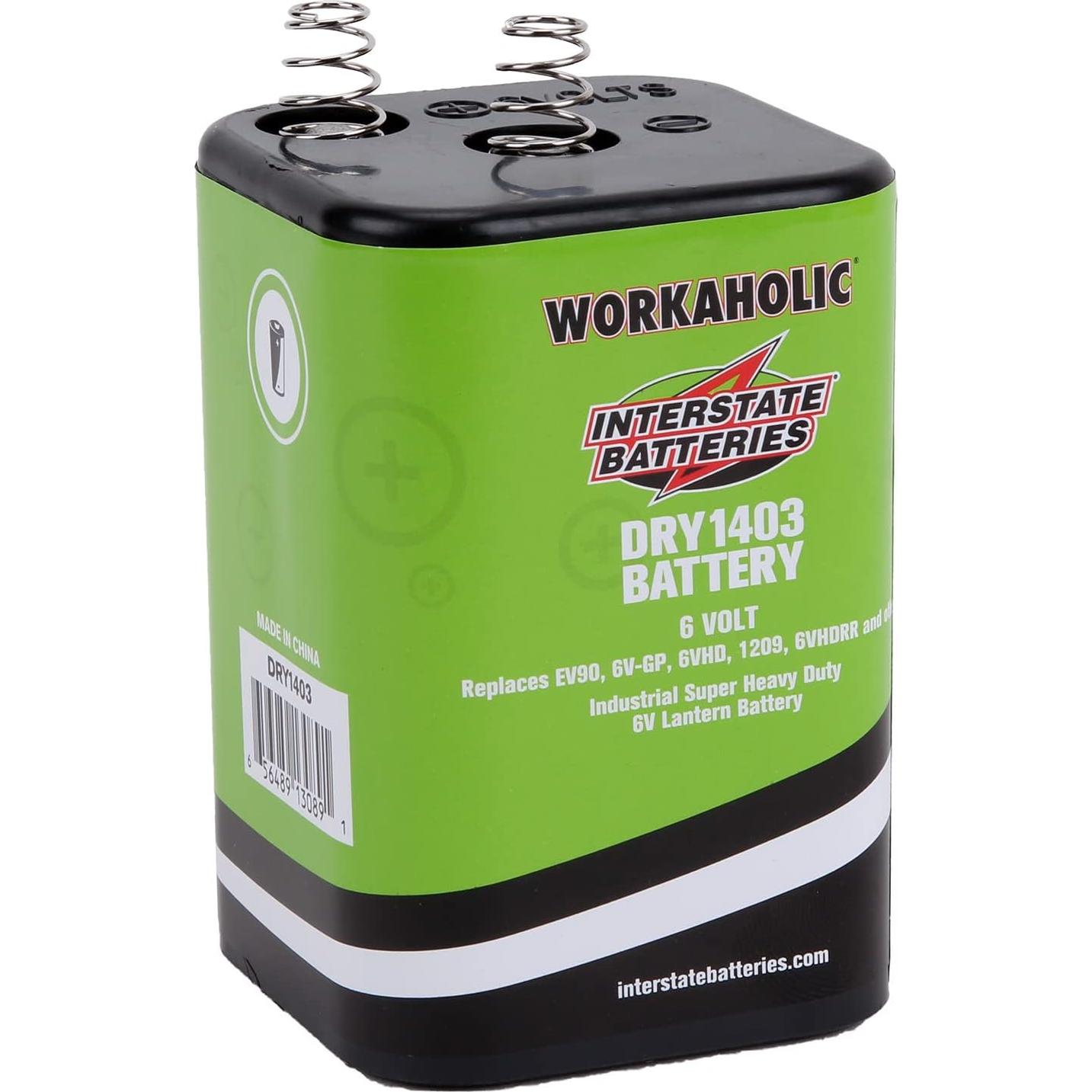 Batería de Linterna 6V Interstate Batteries DRY1403 Paquete de 6