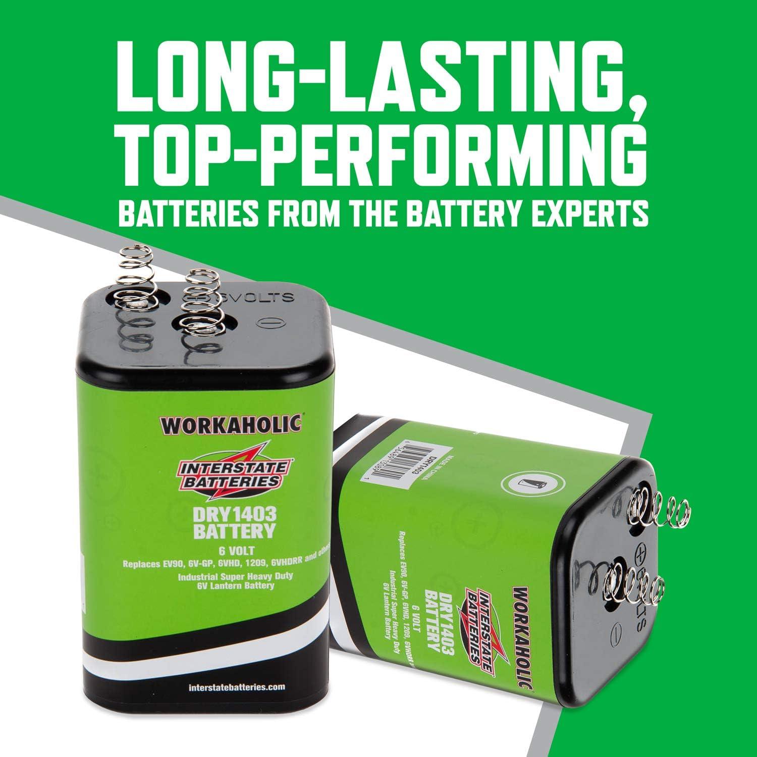 Batería de Linterna 6V Interstate Batteries DRY1403 Paquete de 6