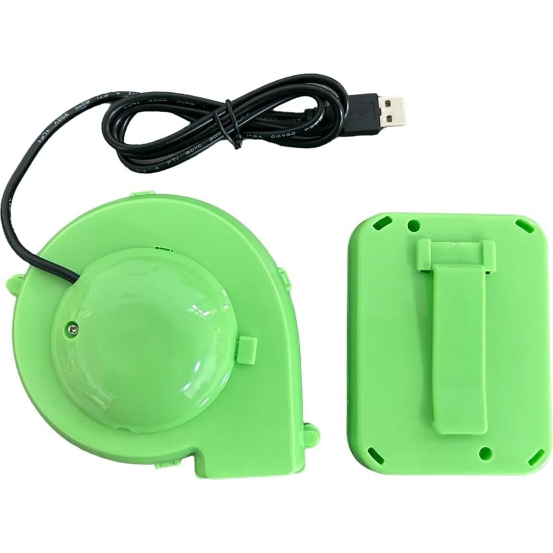 Ventilador Mini Inflable Wylksylk Verde para Disfraz