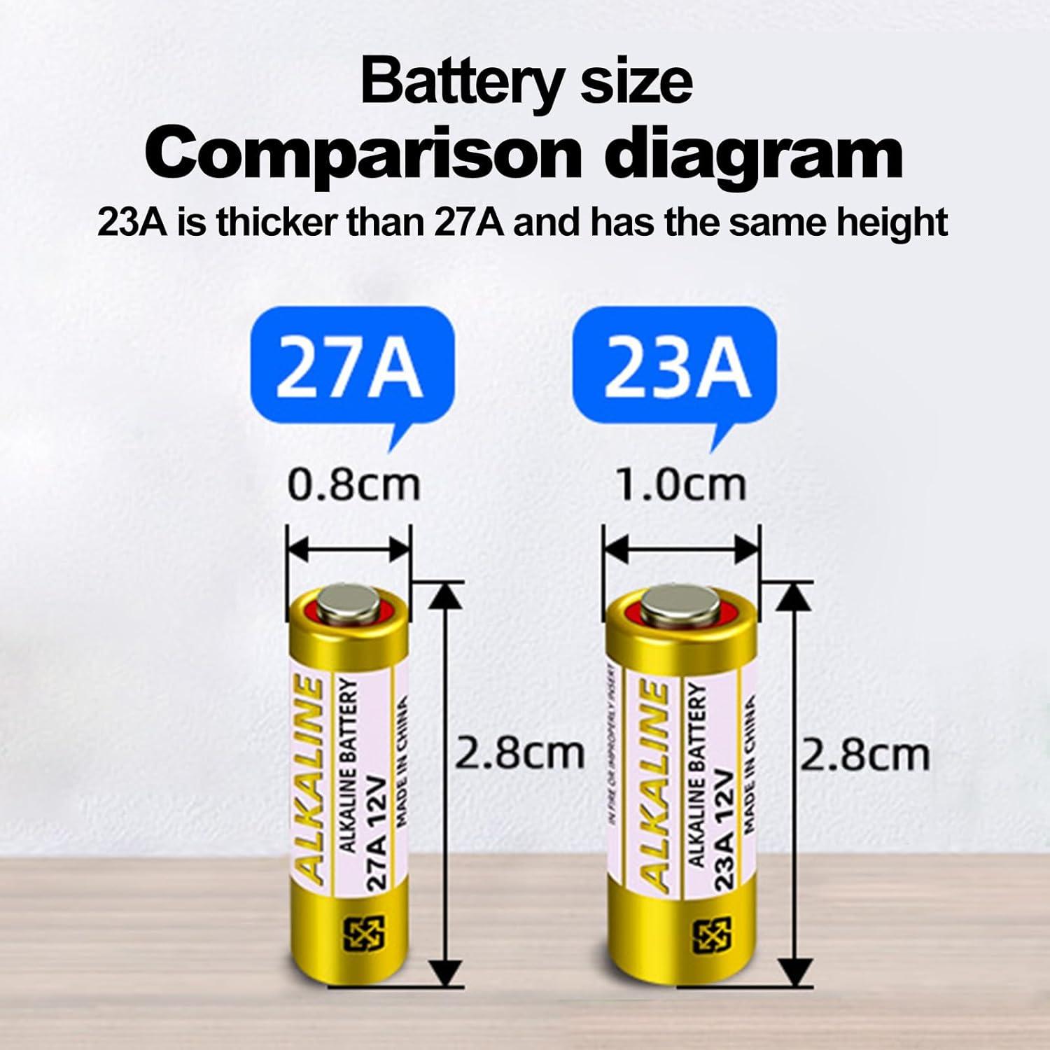 Batería Alcalina 27A 12V Yixun - Paquete de 10 Unidades