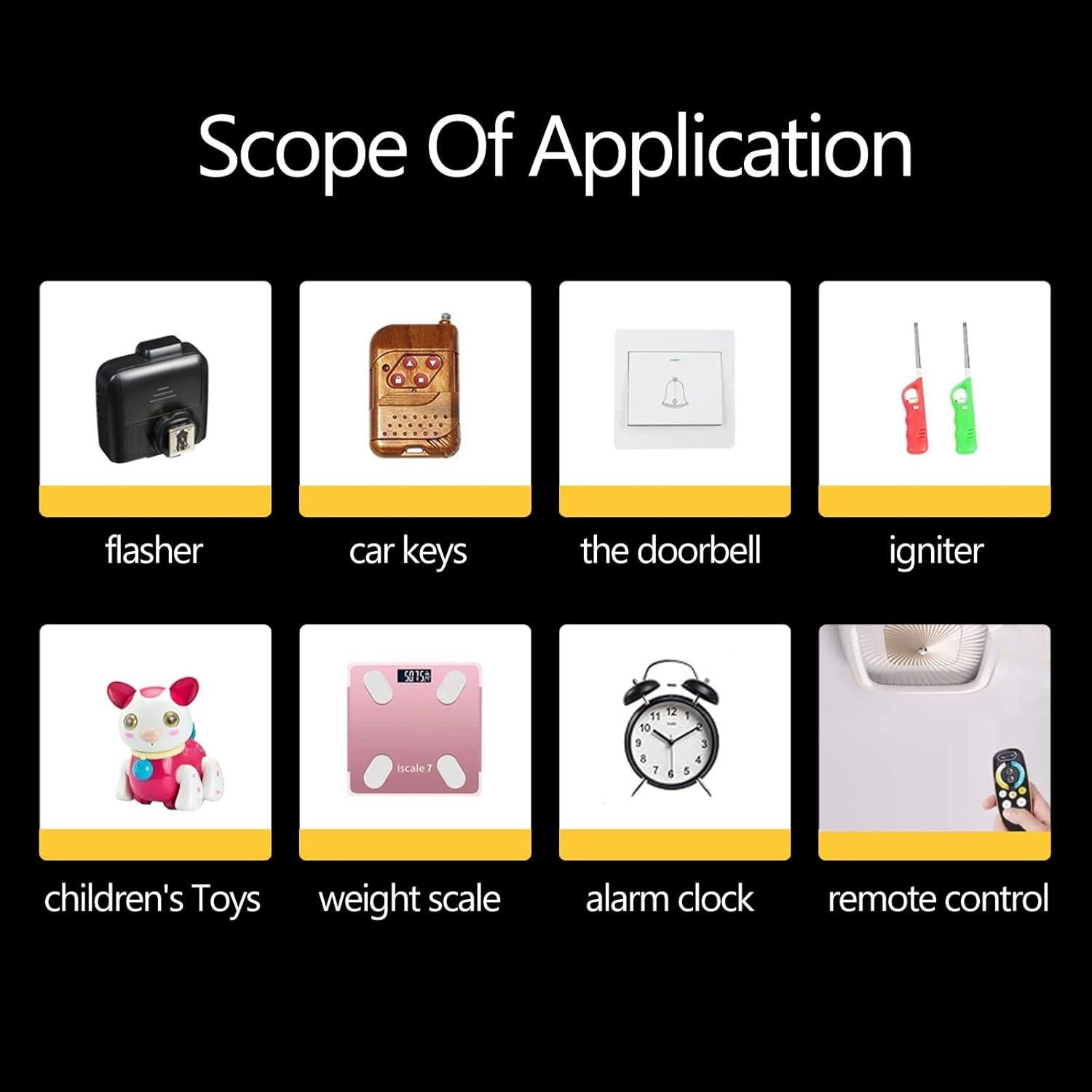 Batería Alcalina 27A 12V Yixun - Paquete de 10 Unidades